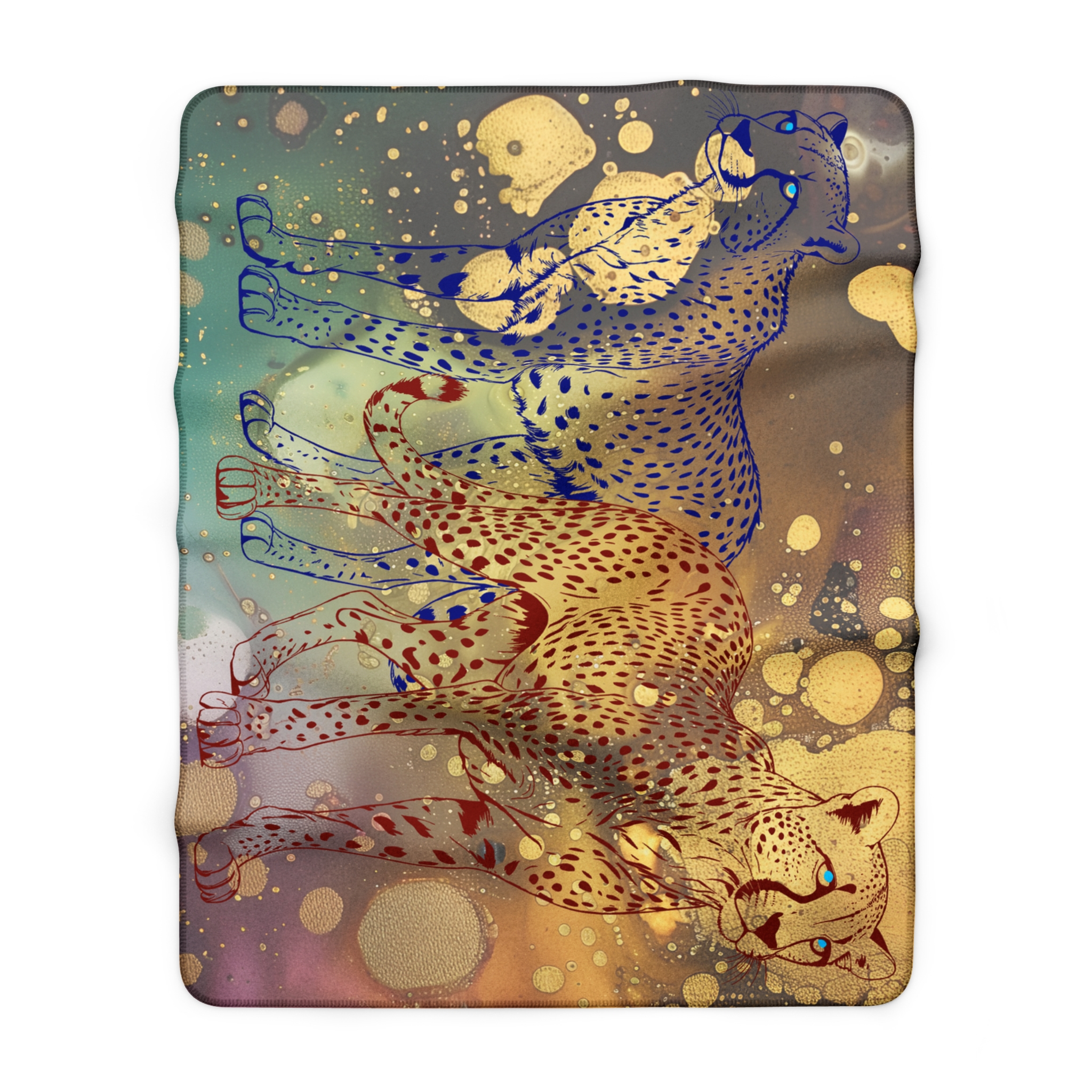 Chasing Gold Sherpa Blanket - Image 3