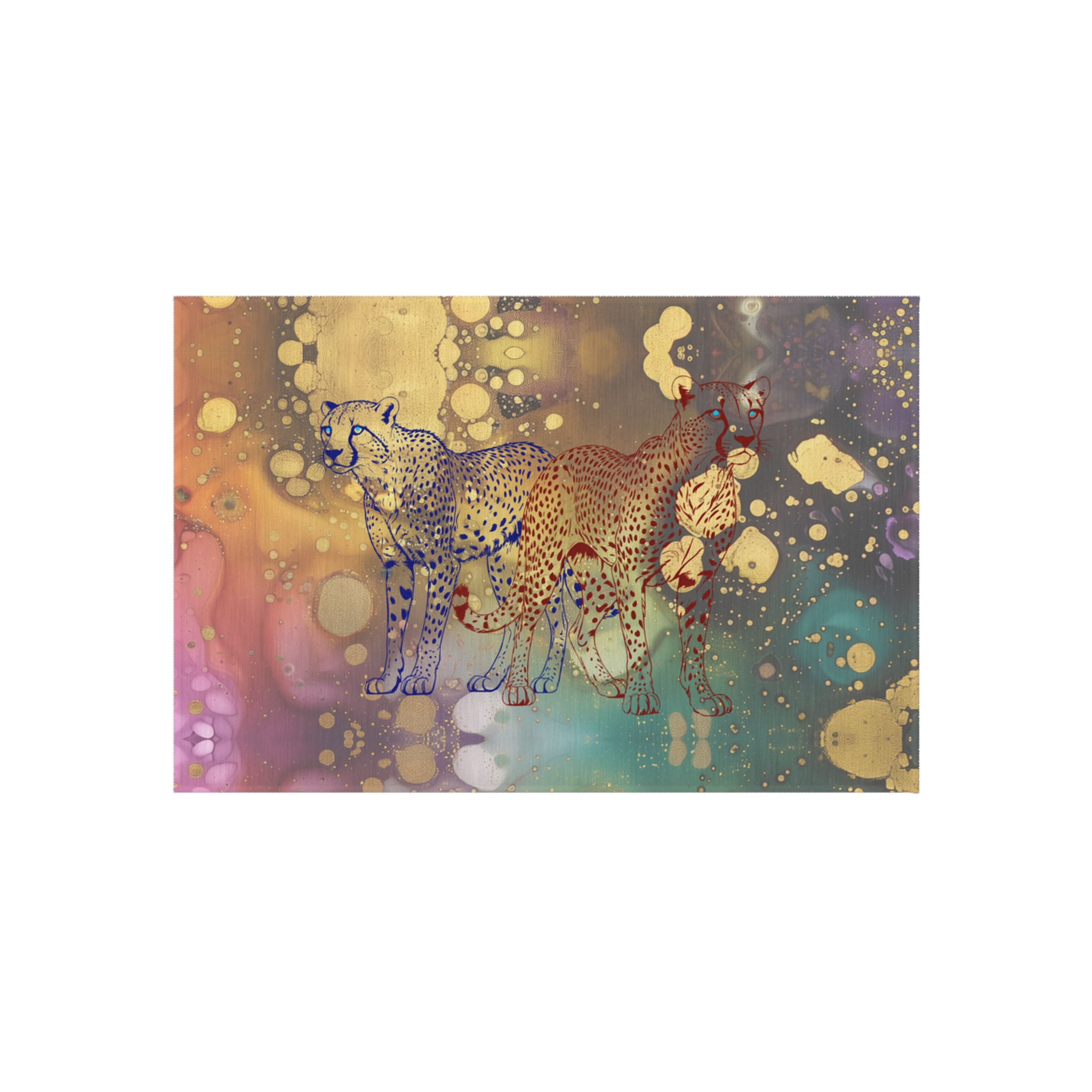 Chasing Gold Outdoor Rug - Image 2