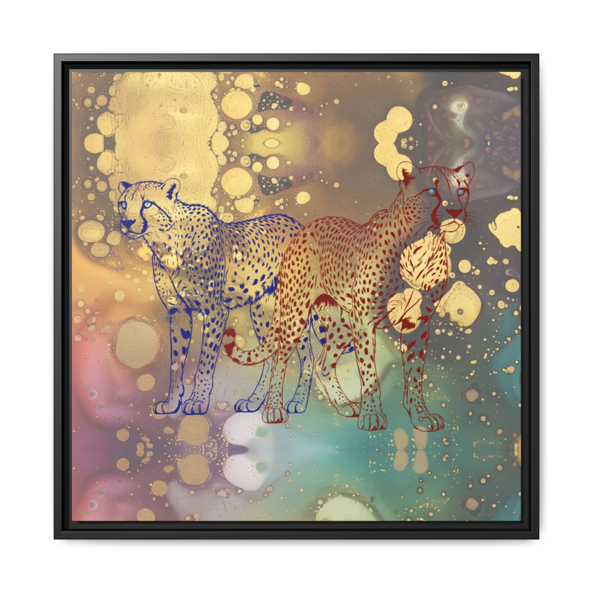 Chasing Gold Framed Canvas - Image 2
