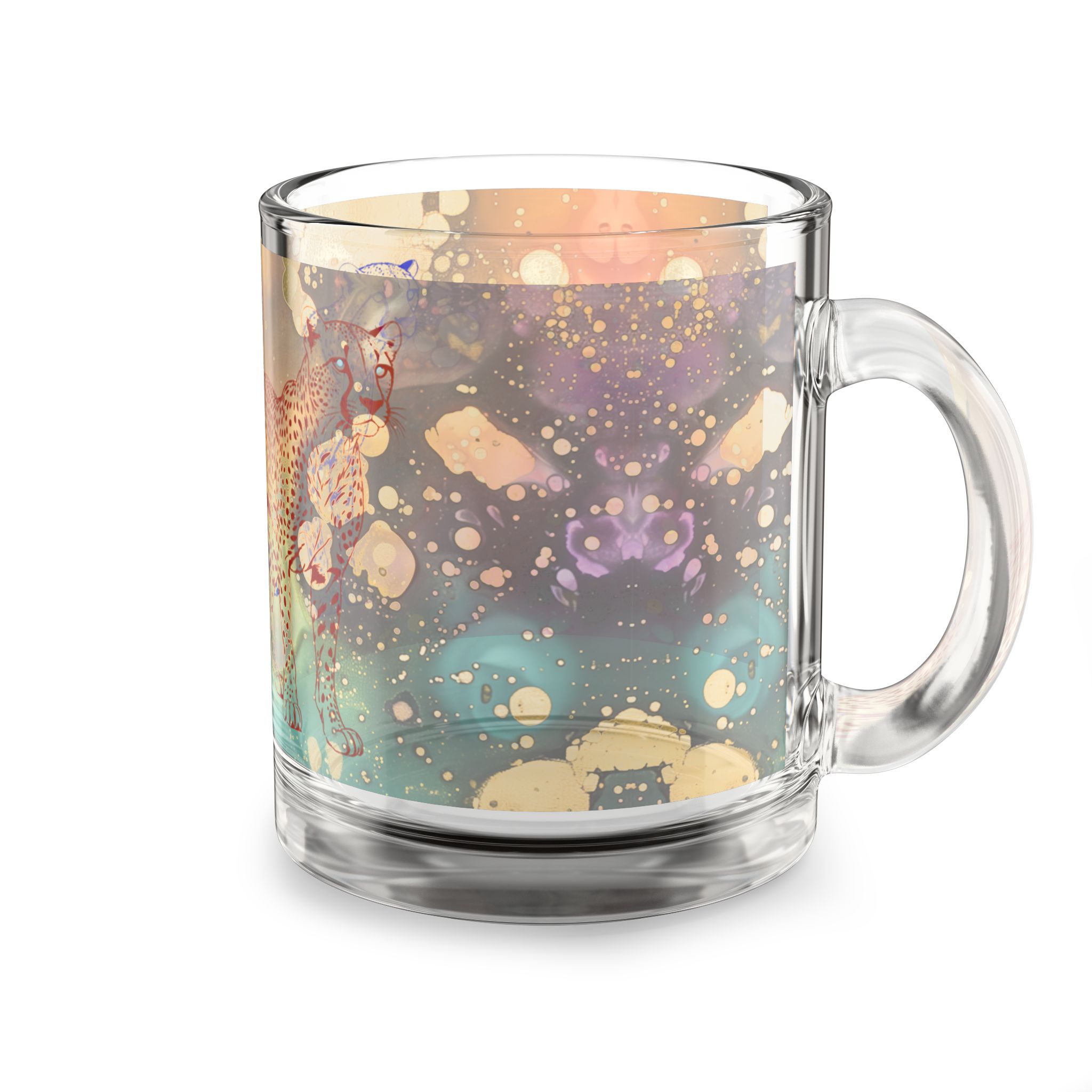 Chasing Gold Glass Mug - Image 4