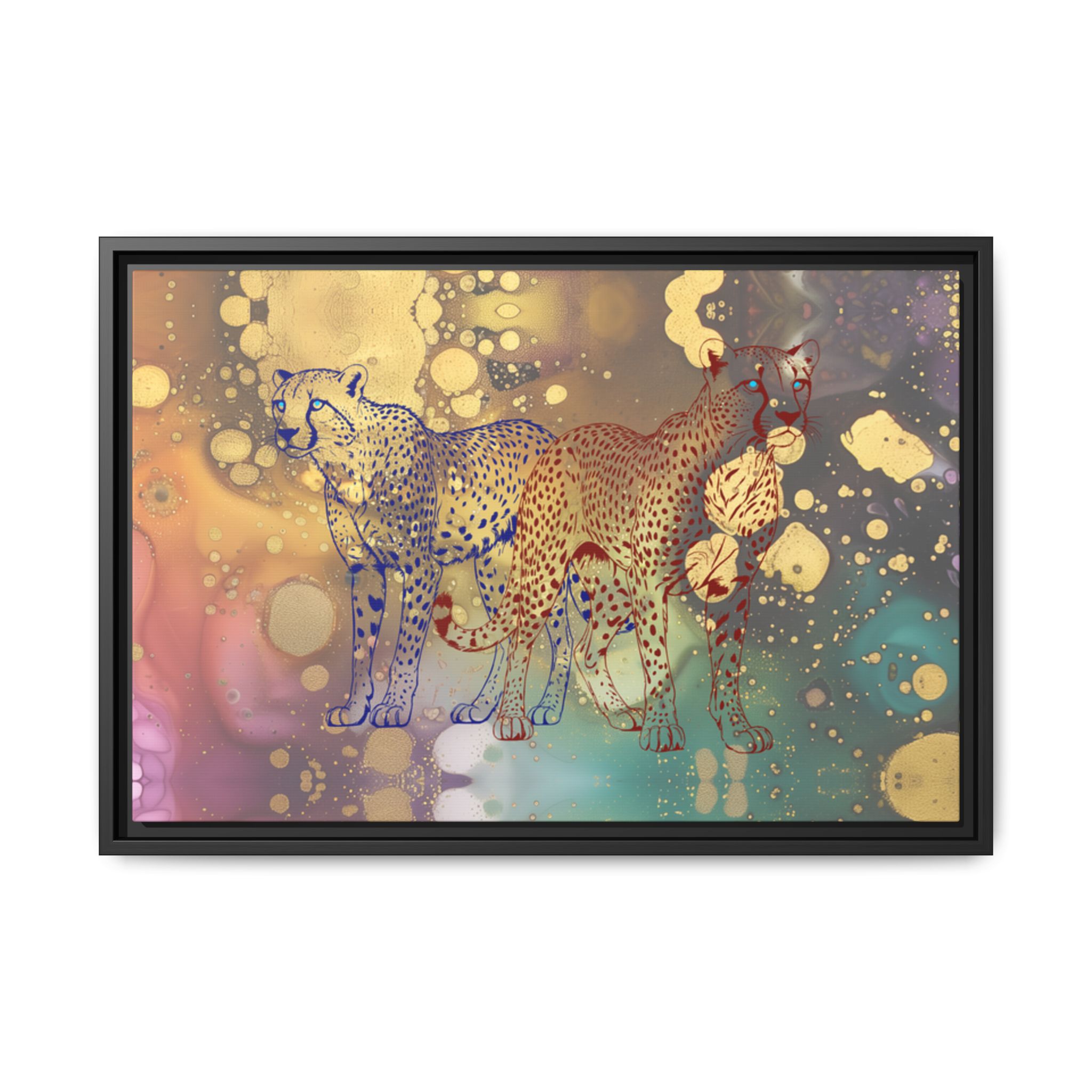 Chasing Gold Framed Canvas - Image 14
