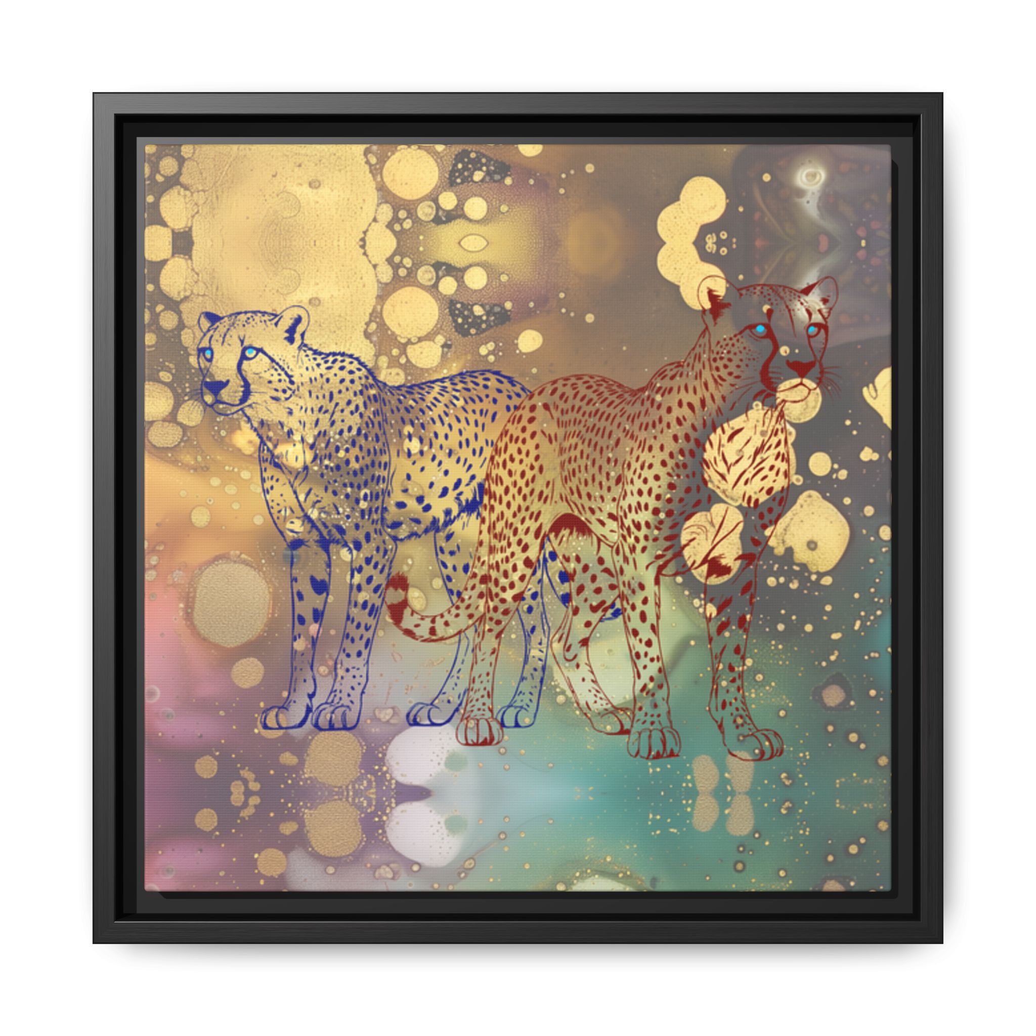 Chasing Gold Framed Canvas - Image 17