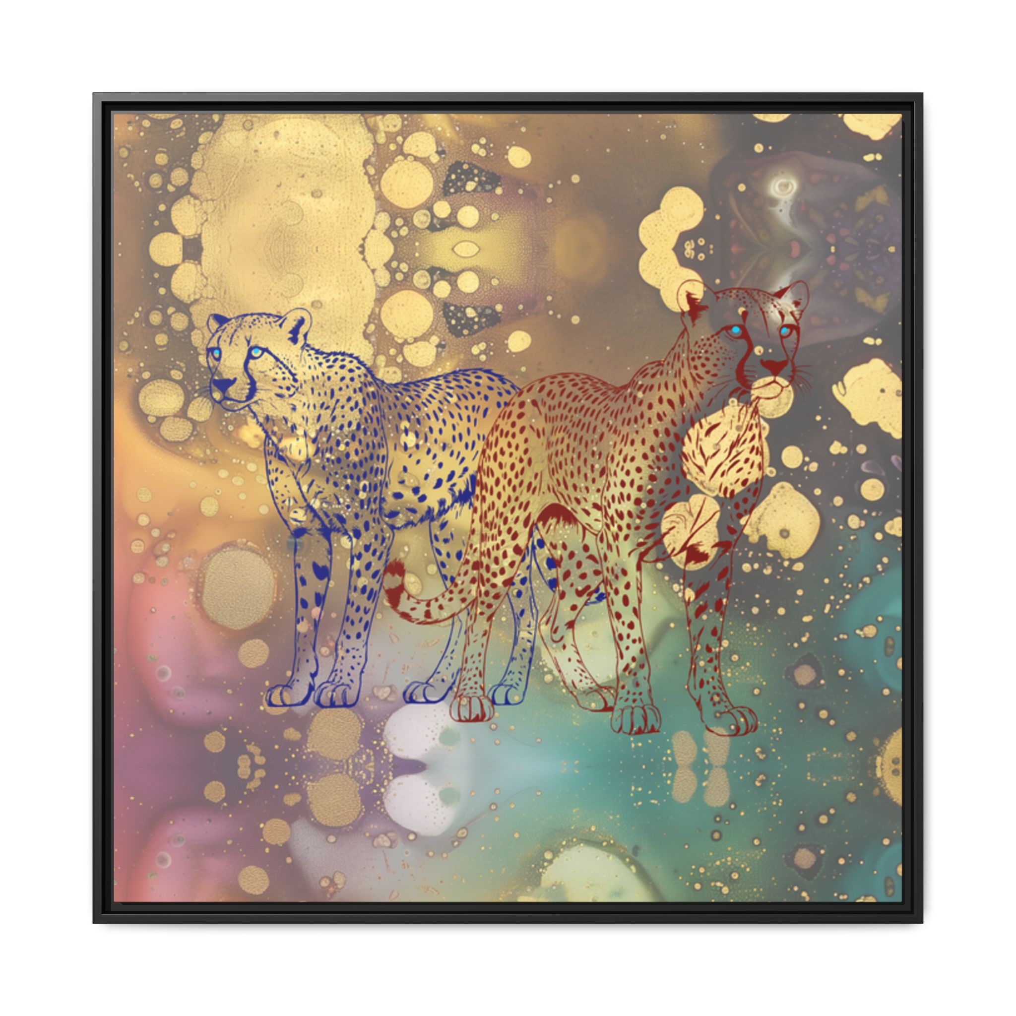 Chasing Gold Framed Canvas - Image 16