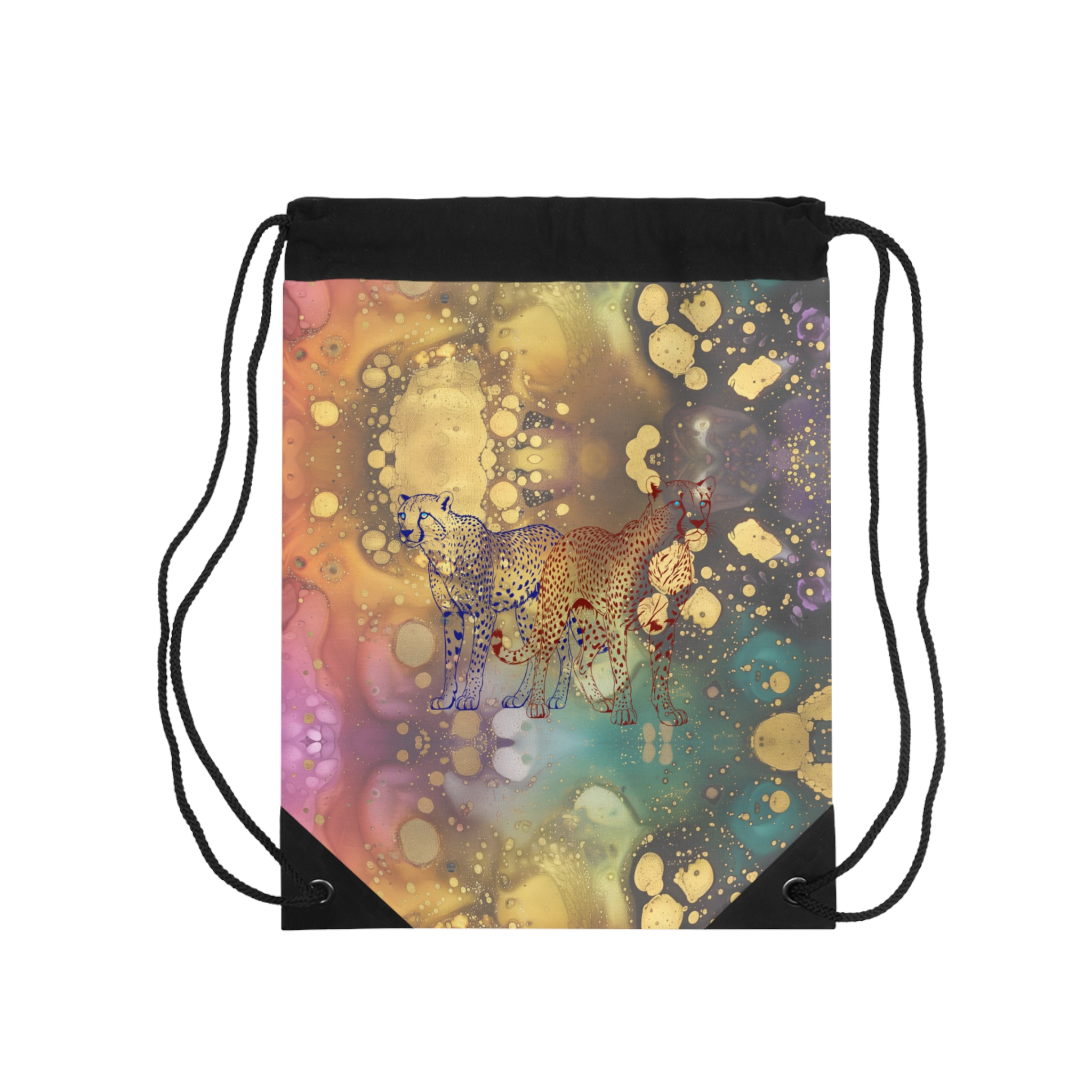 Chasing Gold Drawstring Backpack