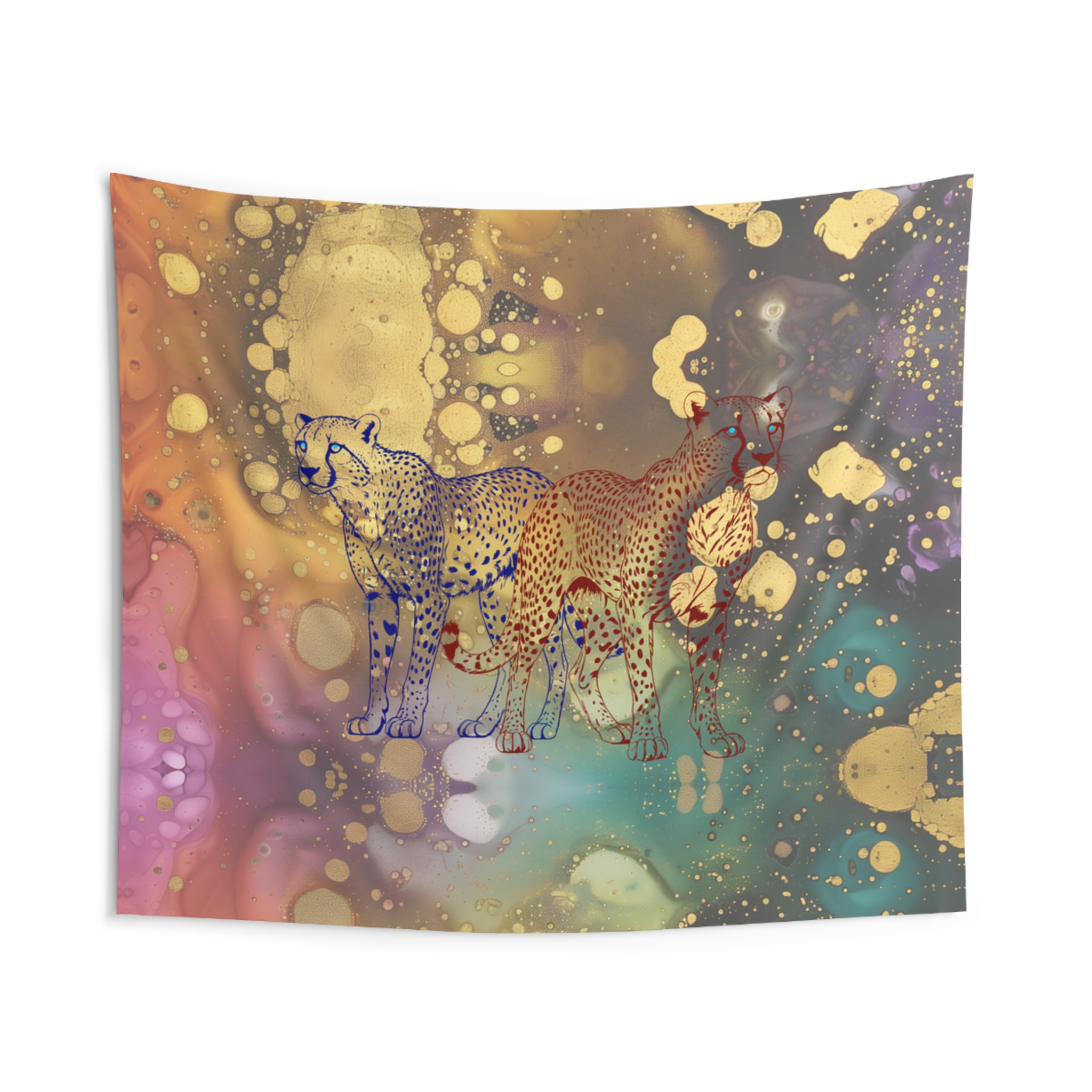Chasing Gold Indoor Tapestry - Image 4