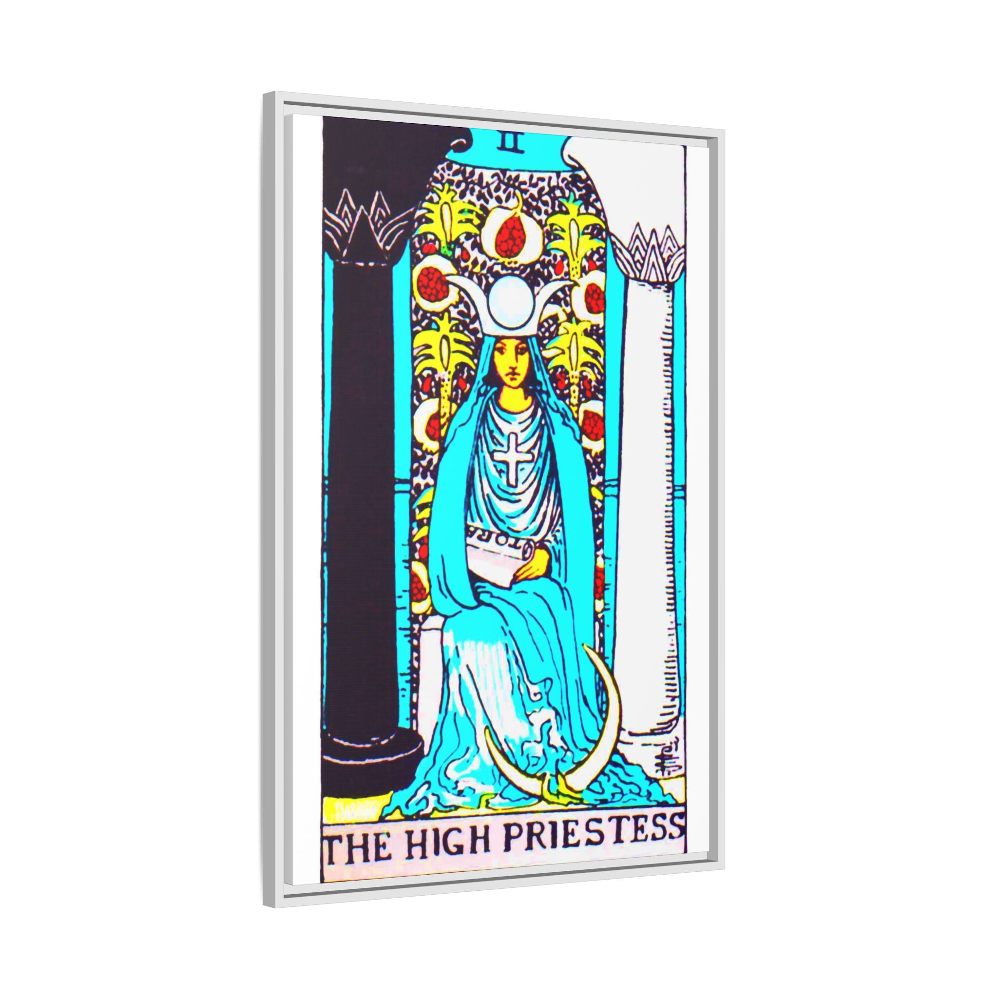 Tarot High Priestess 2 Framed Canvas - Image 114