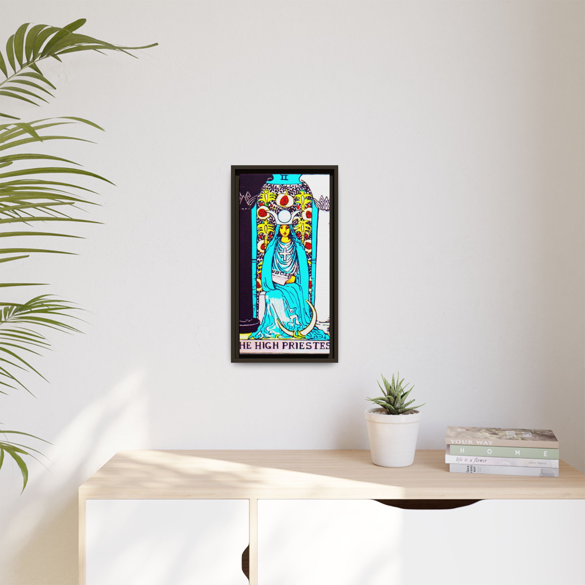 Tarot High Priestess 2 Framed Canvas - Image 59