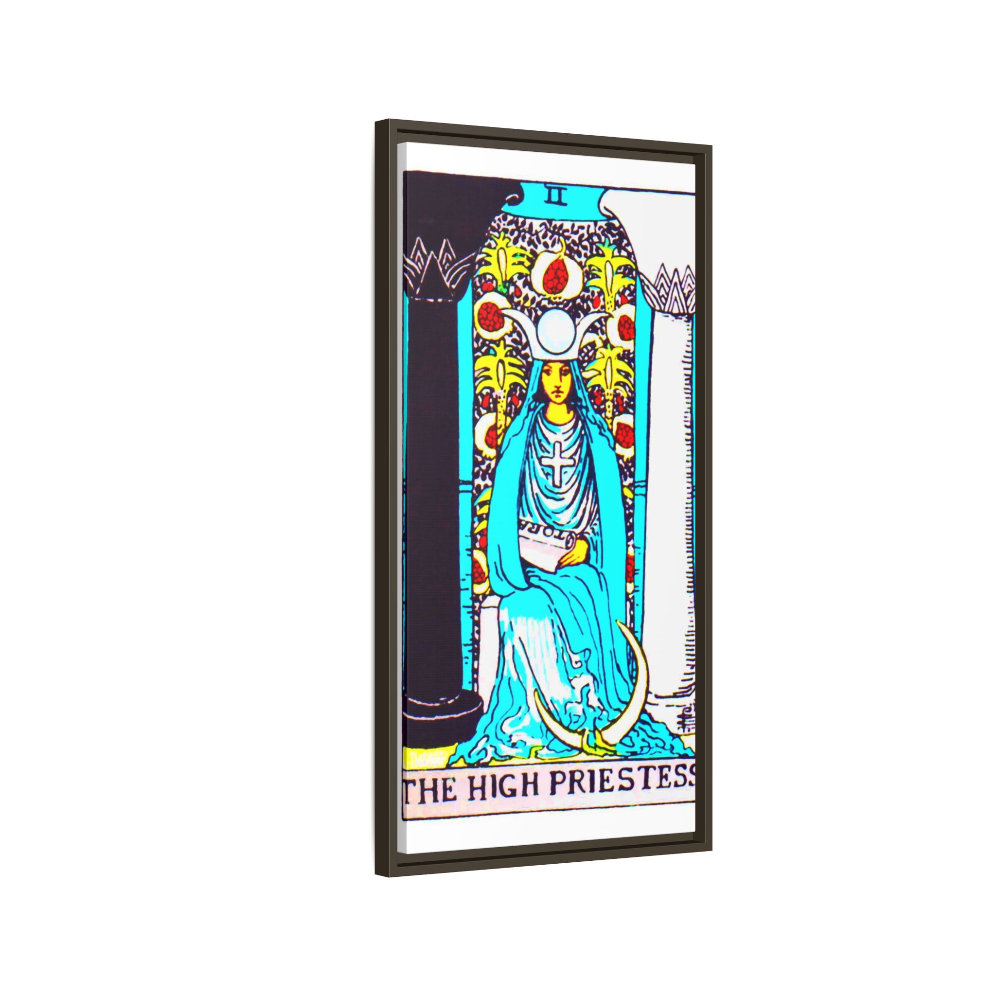 Tarot High Priestess 2 Framed Canvas - Image 82