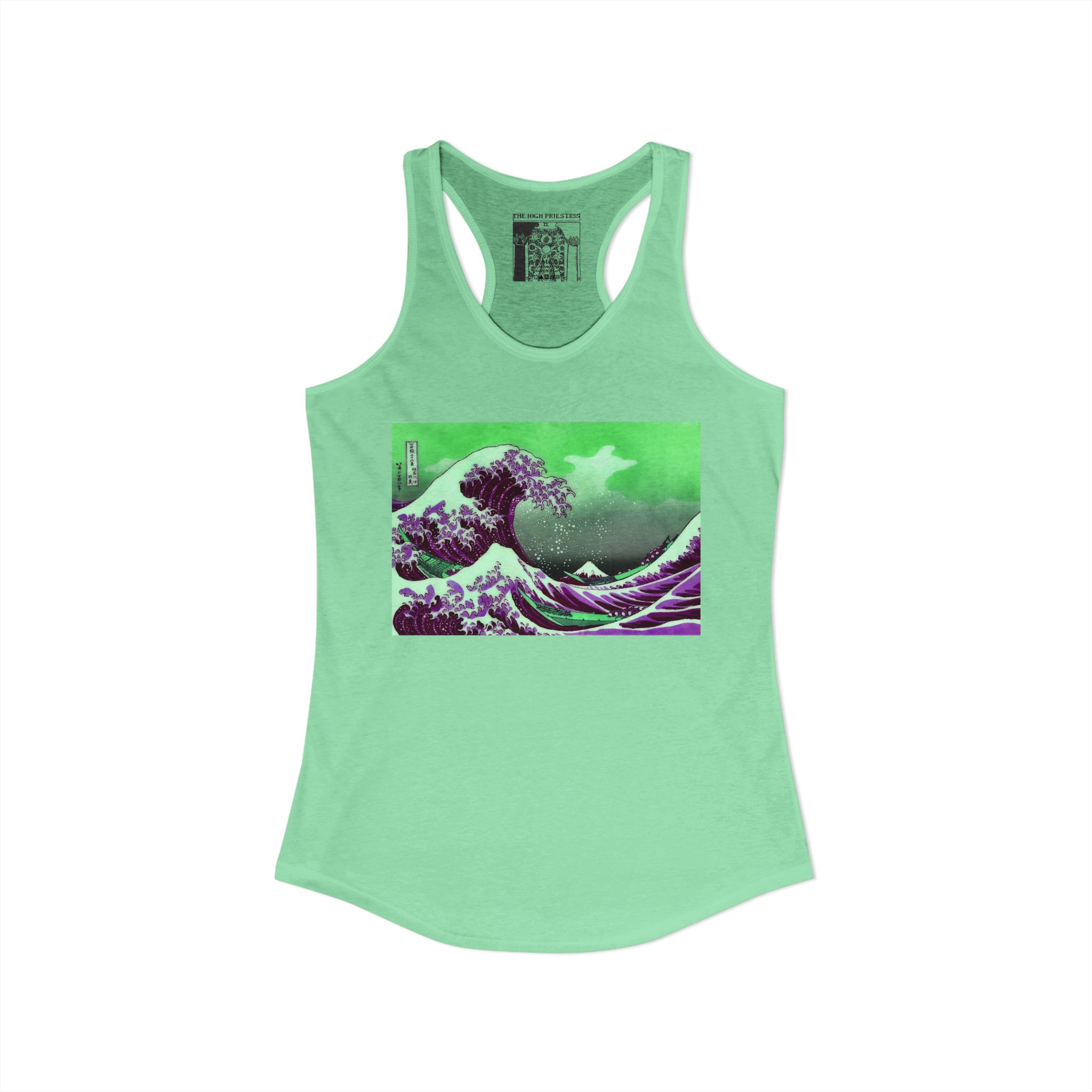Great Wave off Kanagawa - Purple Women's Tank - Image 6
