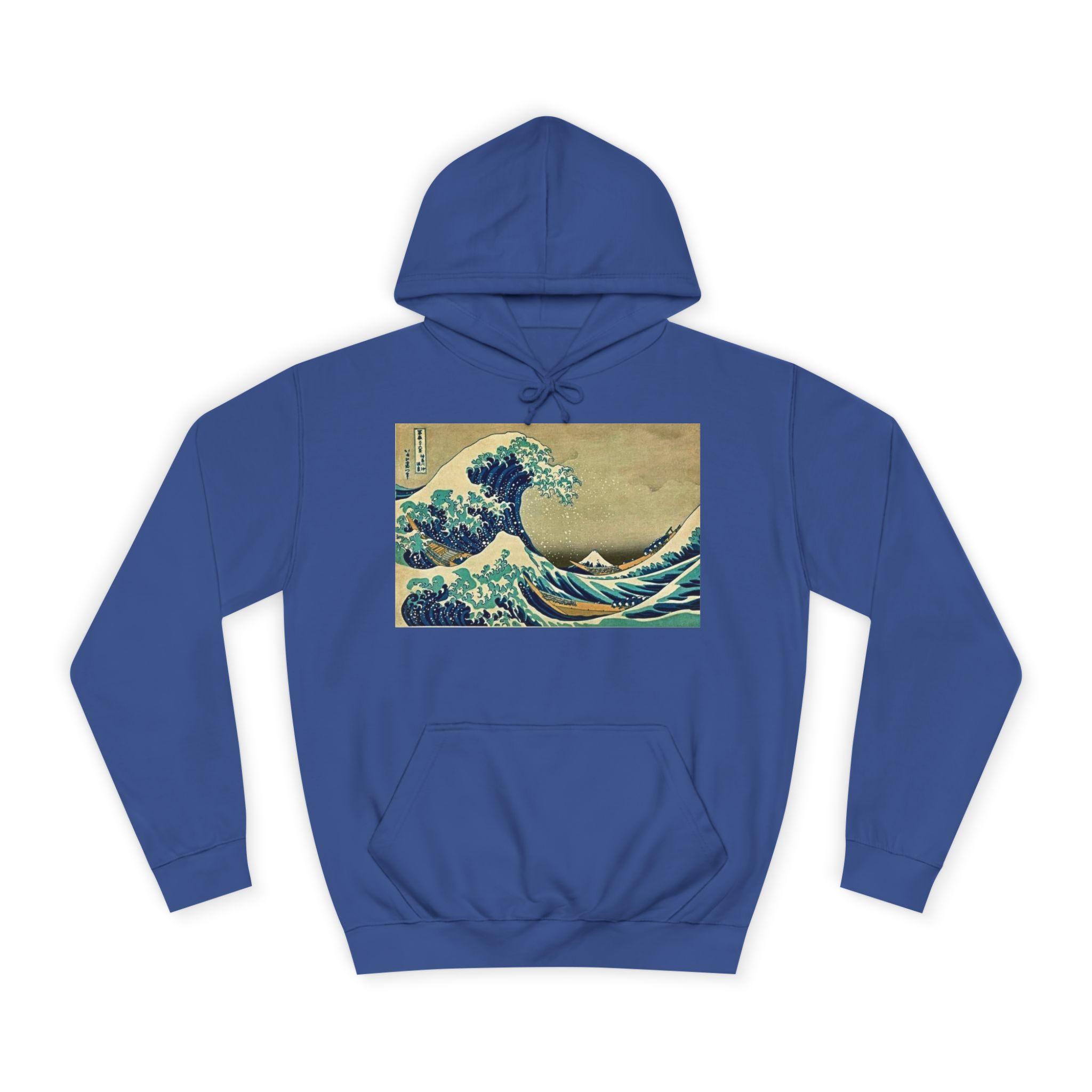 Great Wave off Kanagawa Upscale Pullover Hoodie - Image 11