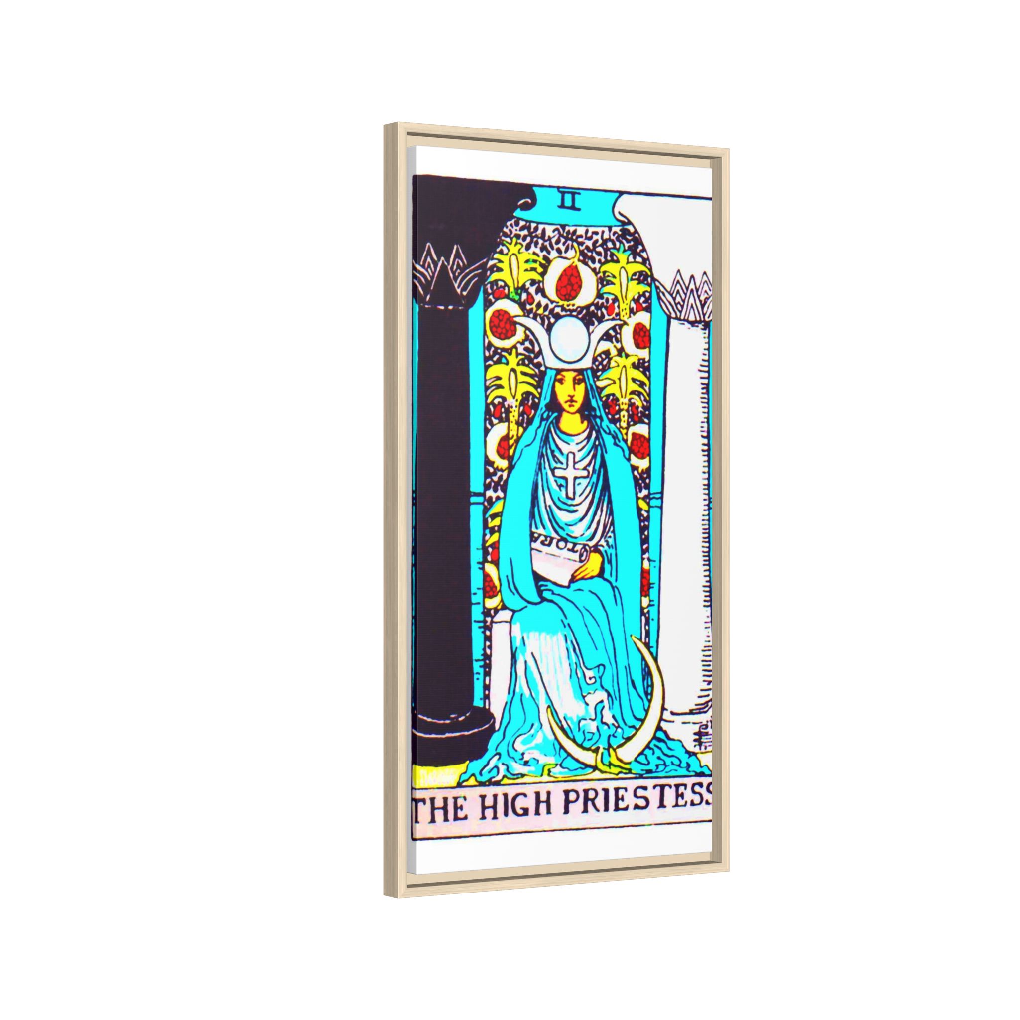 Tarot High Priestess 2 Framed Canvas - Image 78