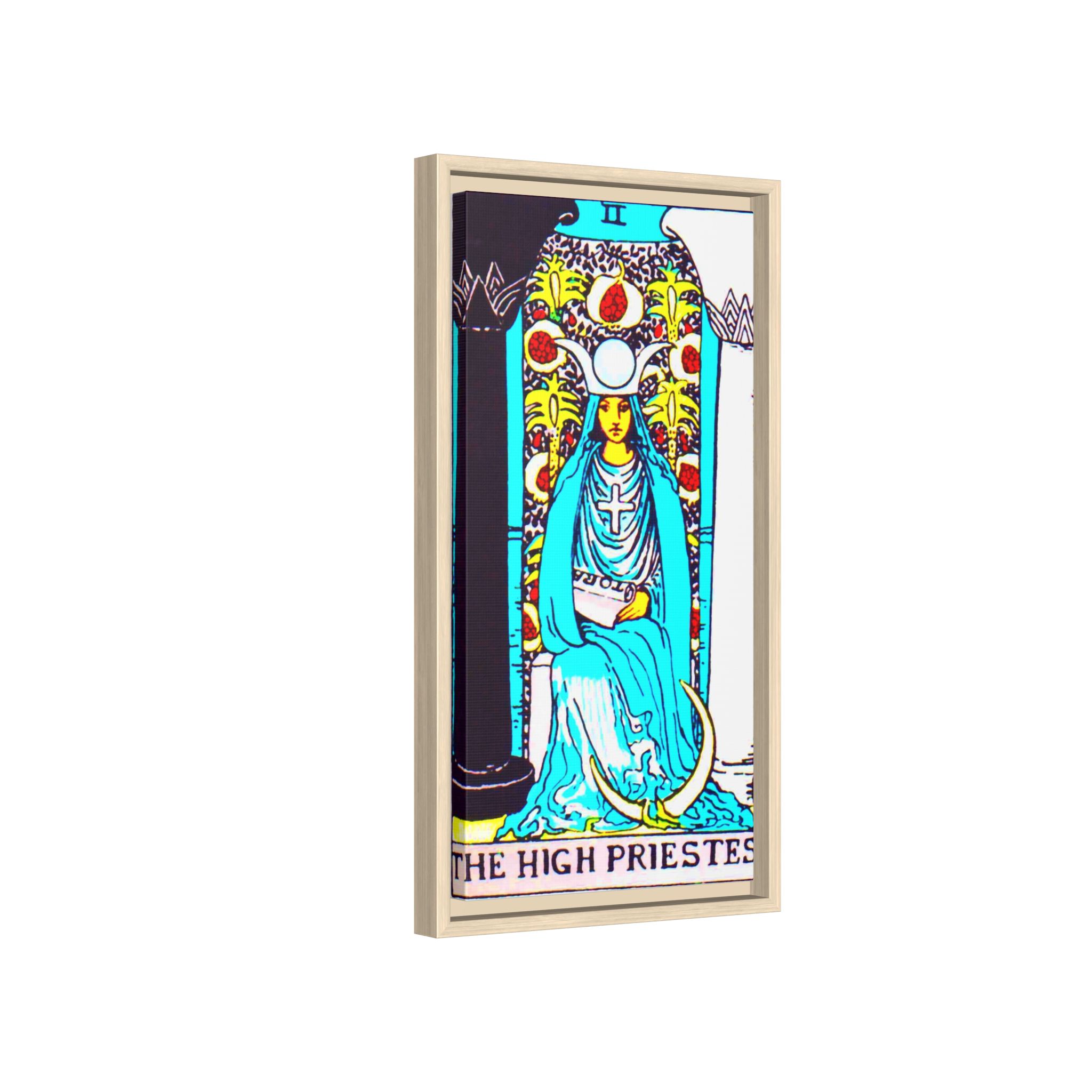 Tarot High Priestess 2 Framed Canvas - Image 62