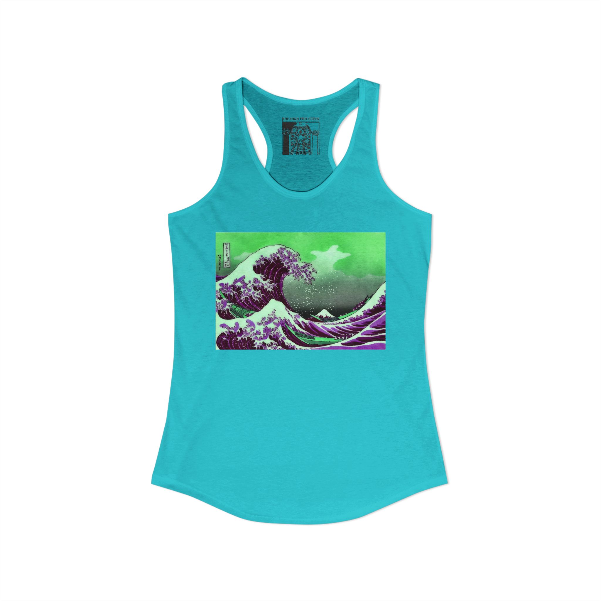 Great Wave off Kanagawa - Purple Women's Tank - Image 8