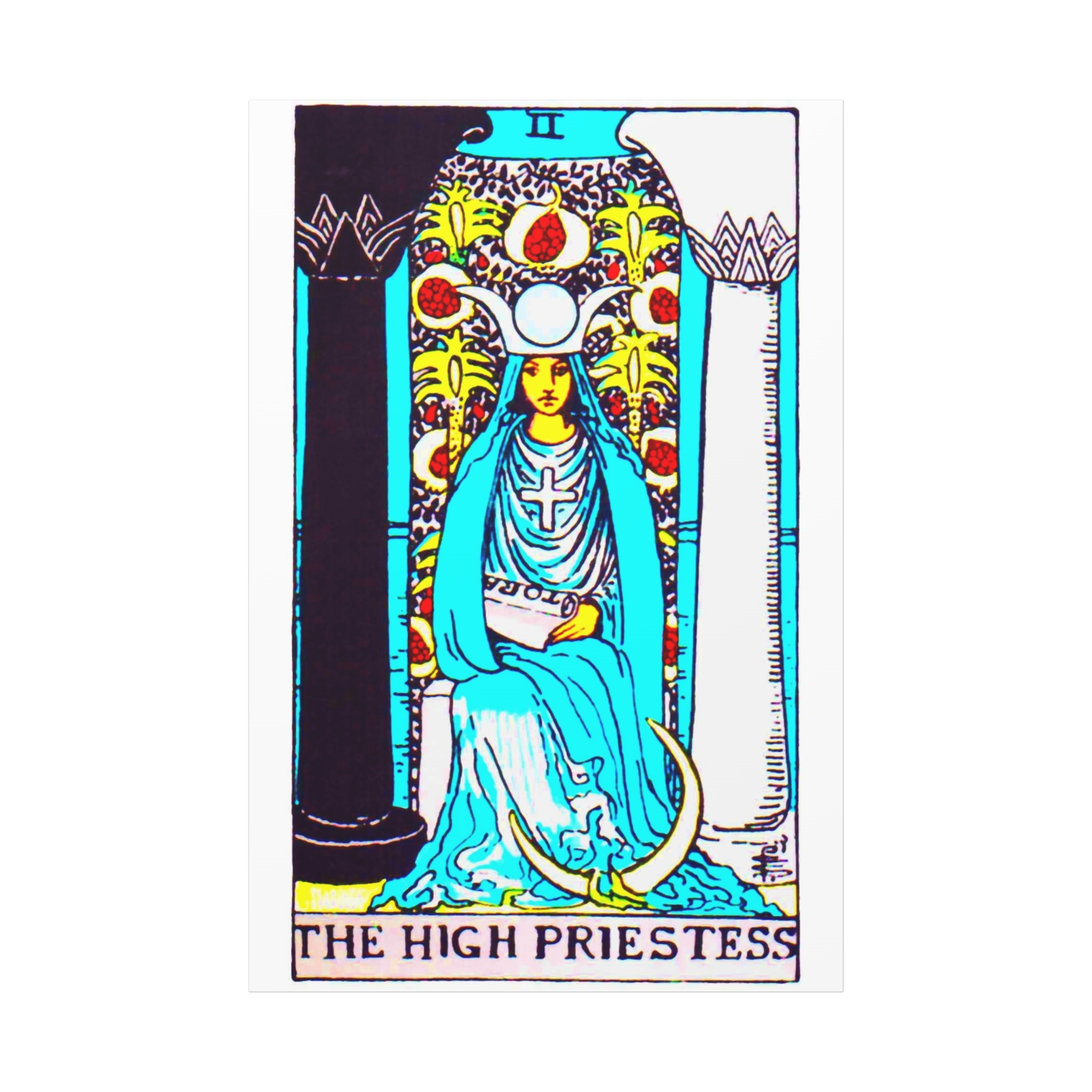 LAYOUT Tarot High Priestess 2 Matte Canvas - Image 25