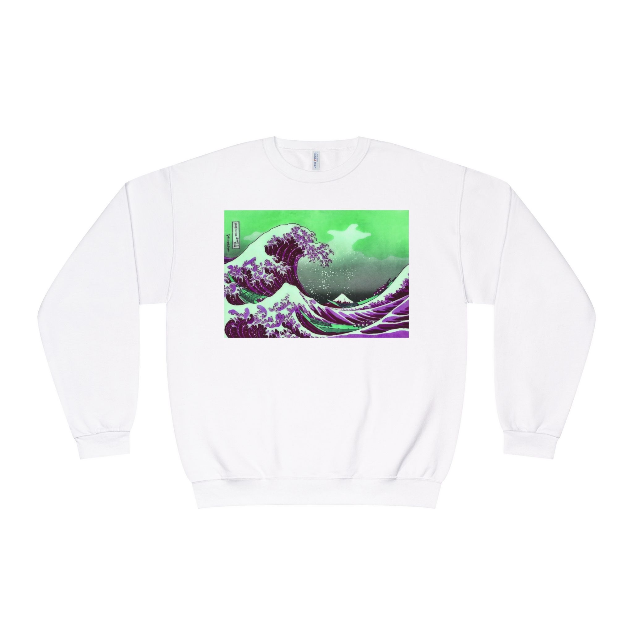 Great Wave off Kanagawa - Purple Sweatshirt - Image 3