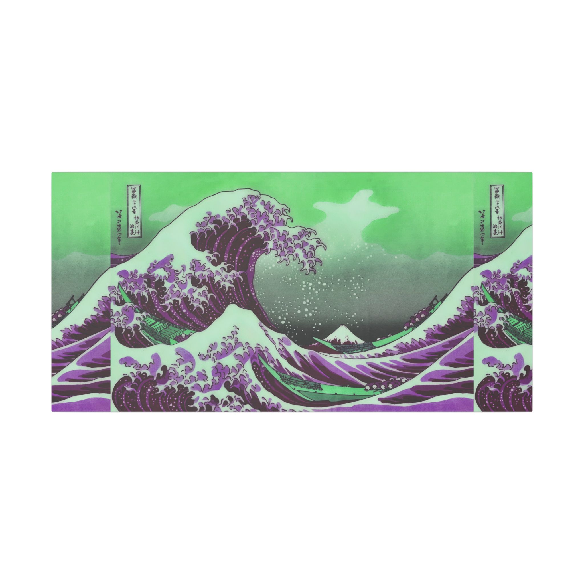 Great Wave off Kanagawa - Purple Thin Canvas - Image 14