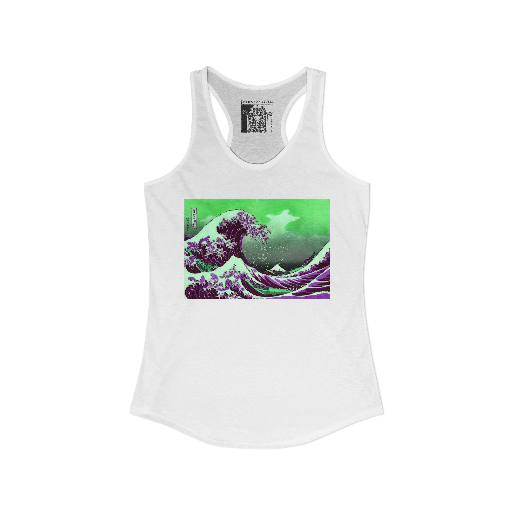 Great Wave off Kanagawa - Purple Women's Tank - Image 2