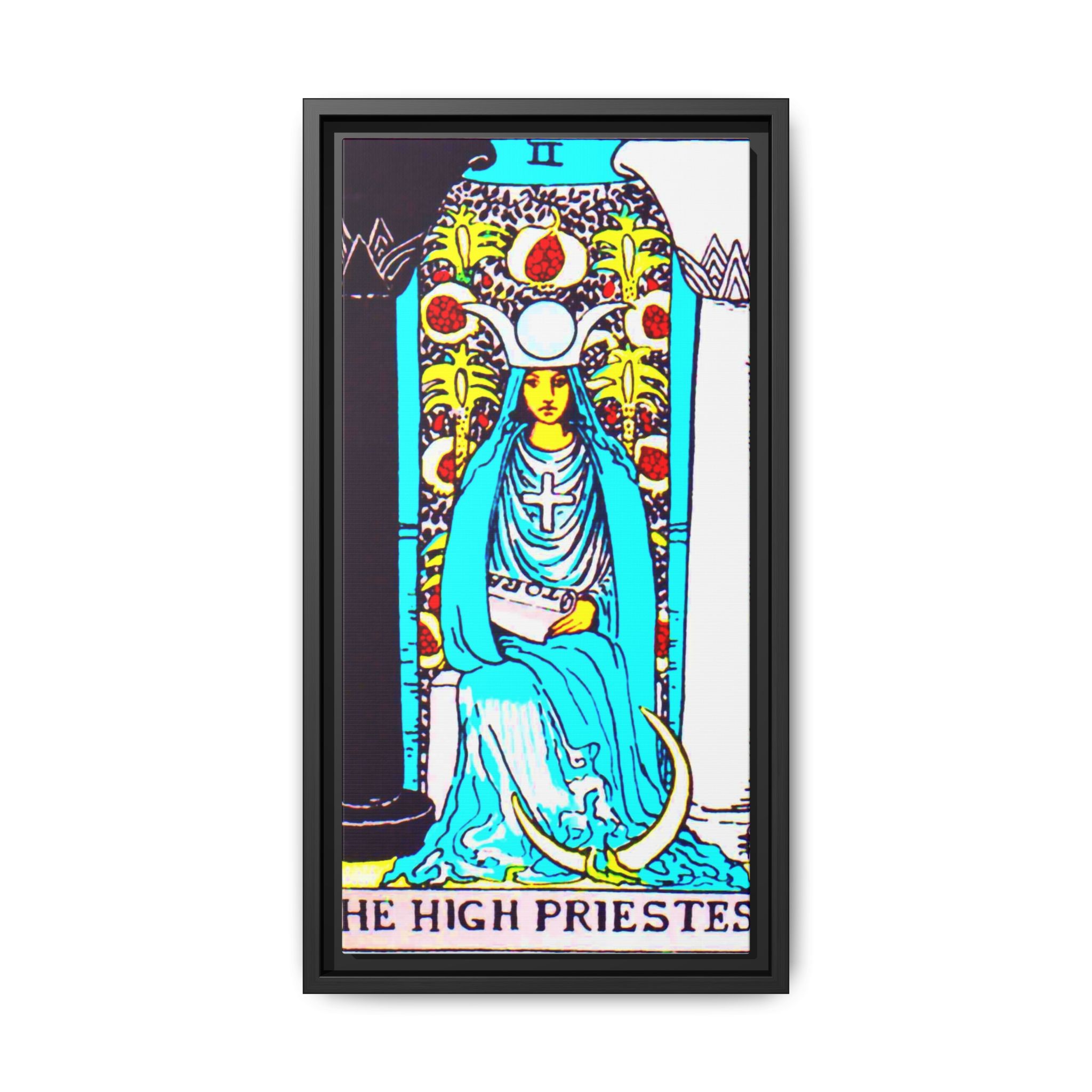 Tarot High Priestess 2 Framed Canvas - Image 65