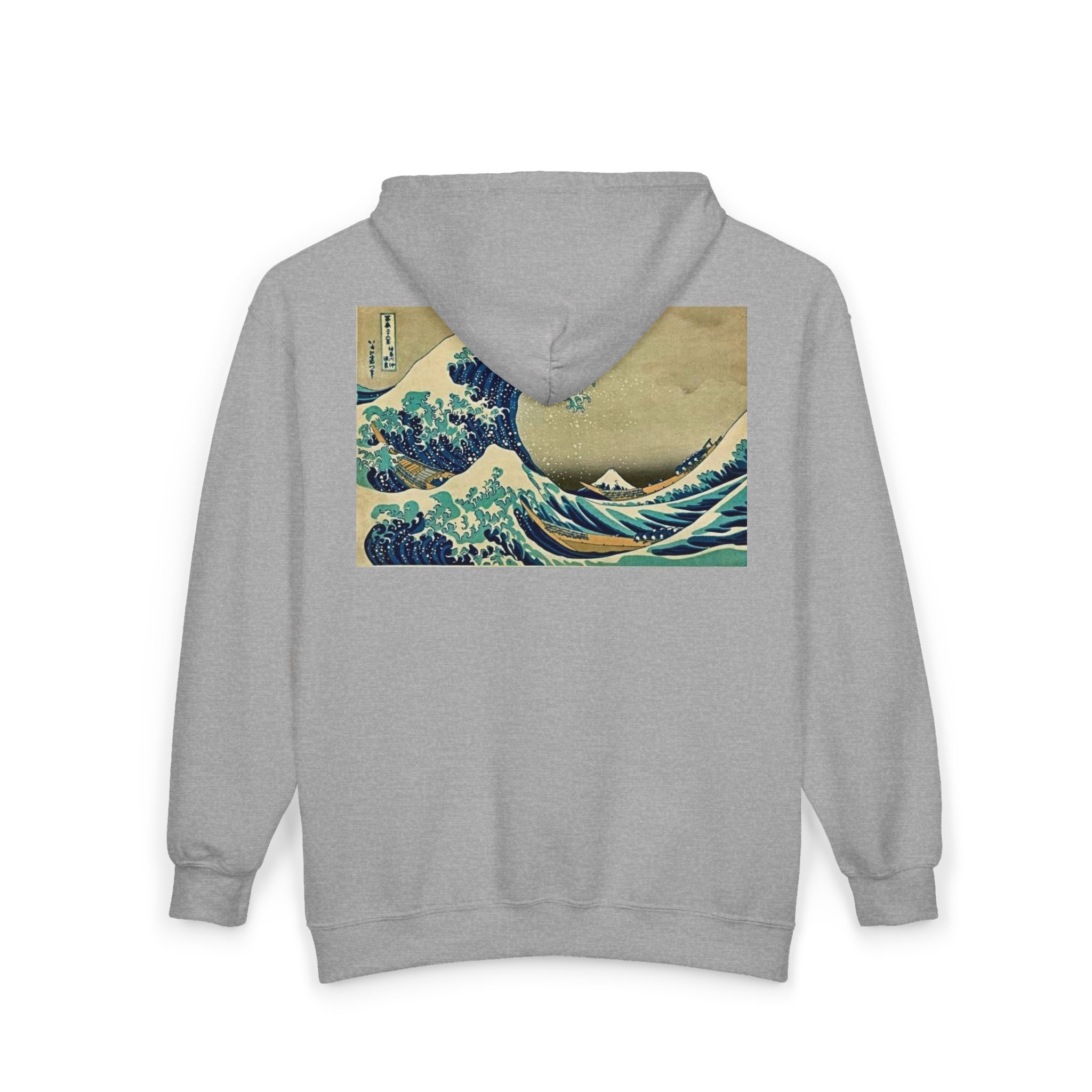 Great Wave off Kanagawa Upscale Zip Hoodie - Image 6