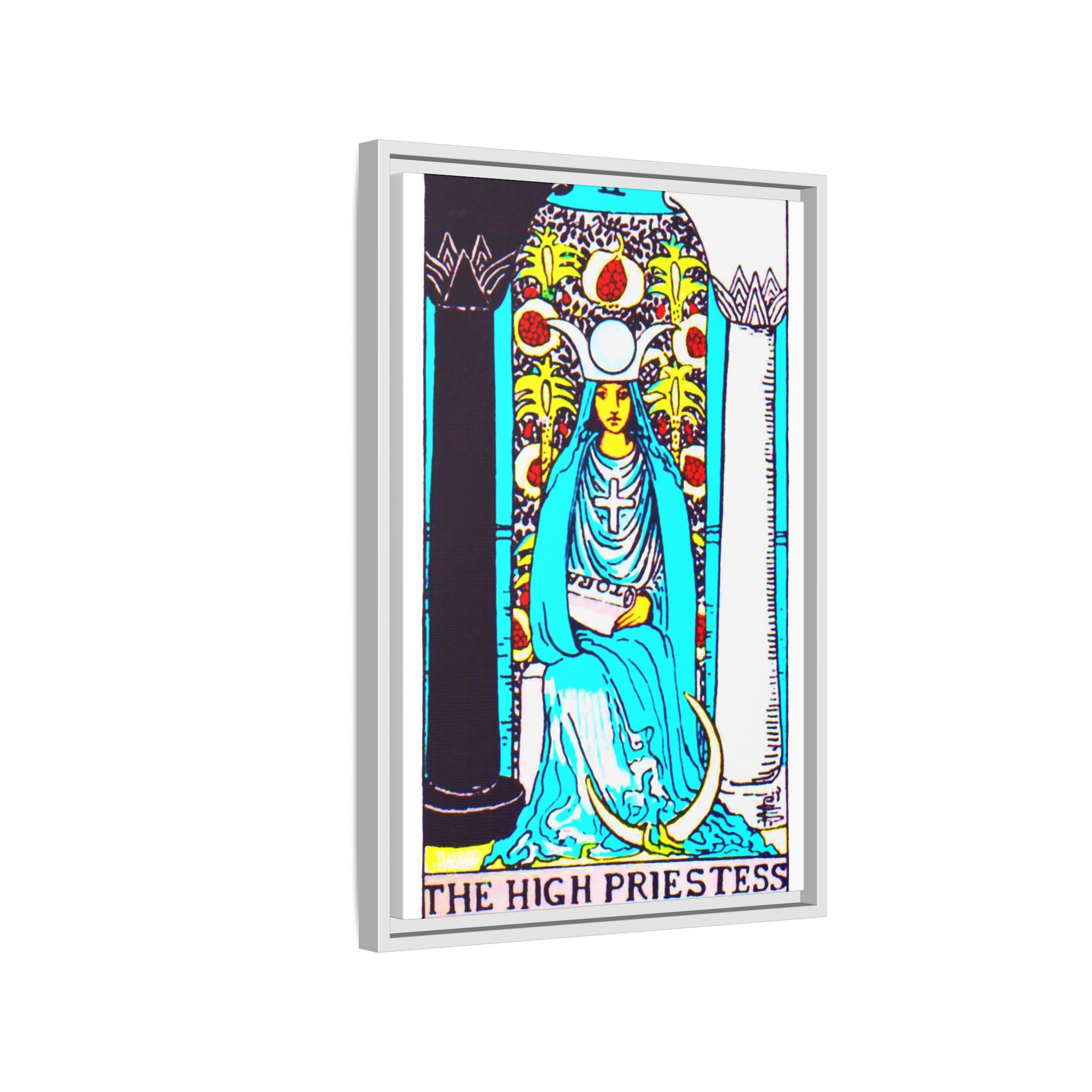 Tarot High Priestess 2 Framed Canvas - Image 98