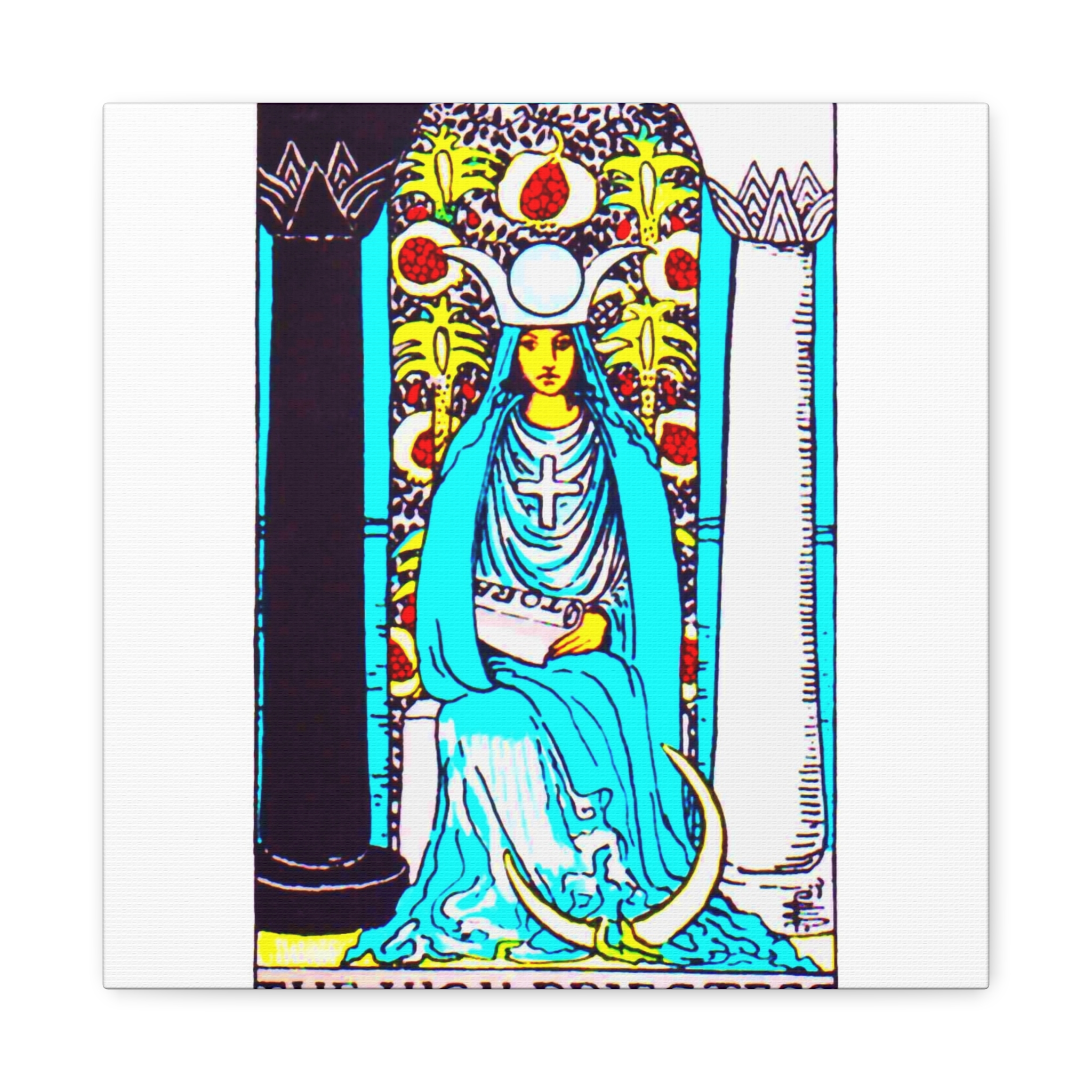 LAYOUT Tarot High Priestess 2 Matte Canvas - Image 5