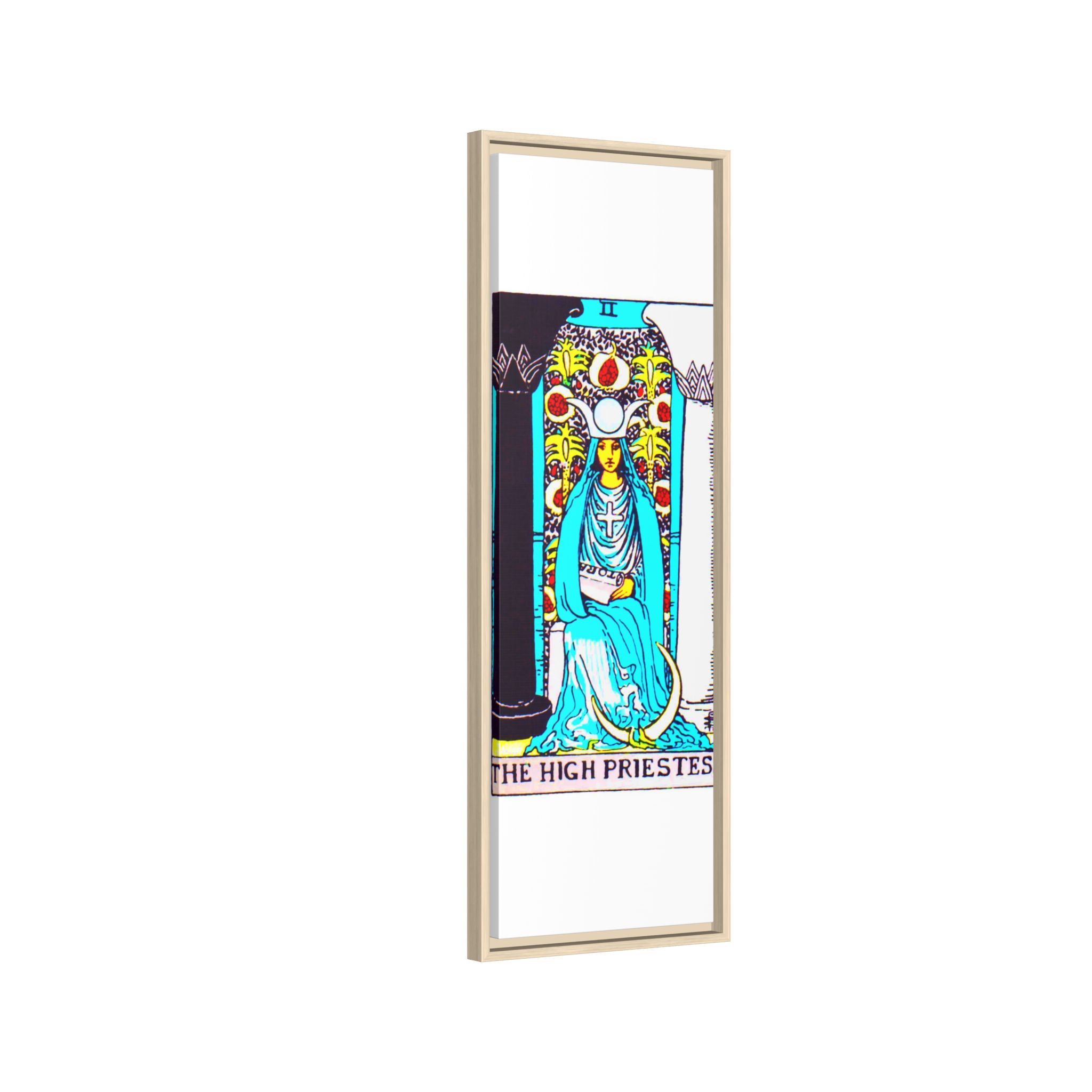 Tarot High Priestess 2 Framed Canvas - Image 30