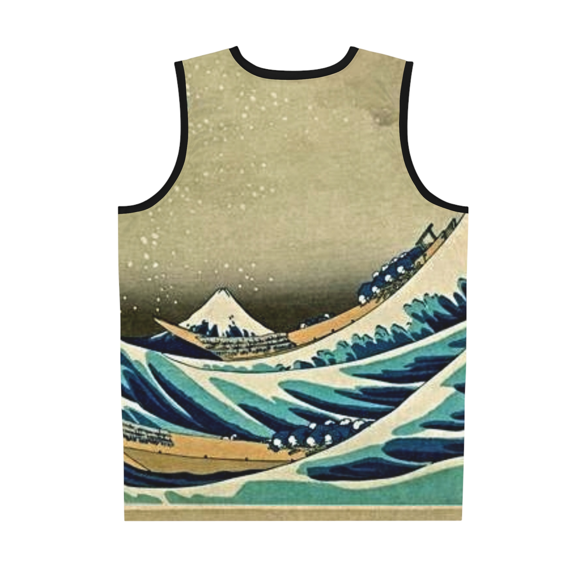 Great Wave off Kanagawa Upscale Men's Tank - Image 2