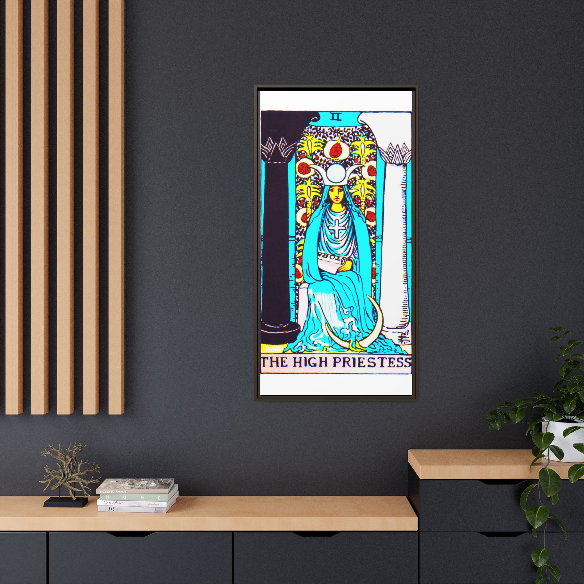 Tarot High Priestess 2 Framed Canvas - Image 16
