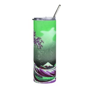 Great Wave off Kanagawa - Purple Tumbler