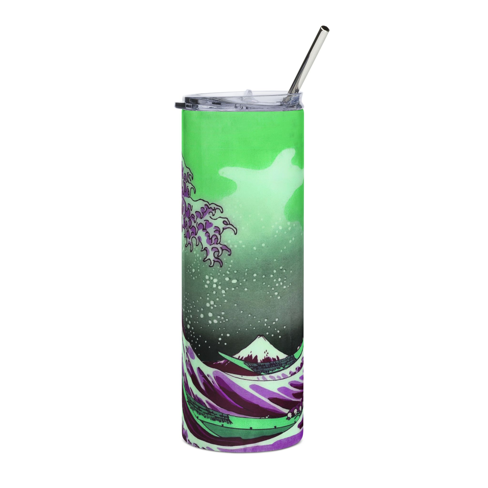 Great Wave off Kanagawa - Purple Tumbler