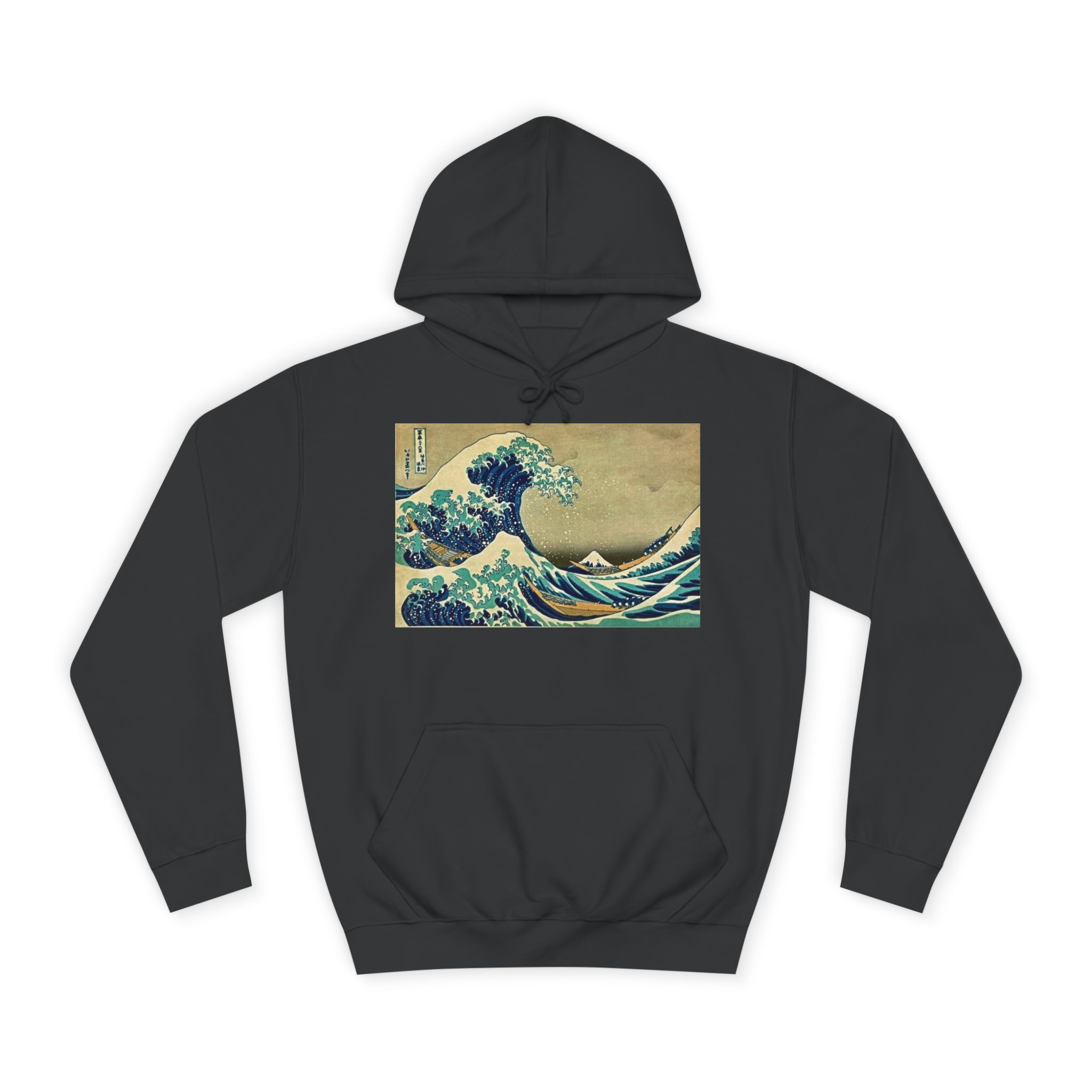 Great Wave off Kanagawa Upscale Pullover Hoodie - Image 7