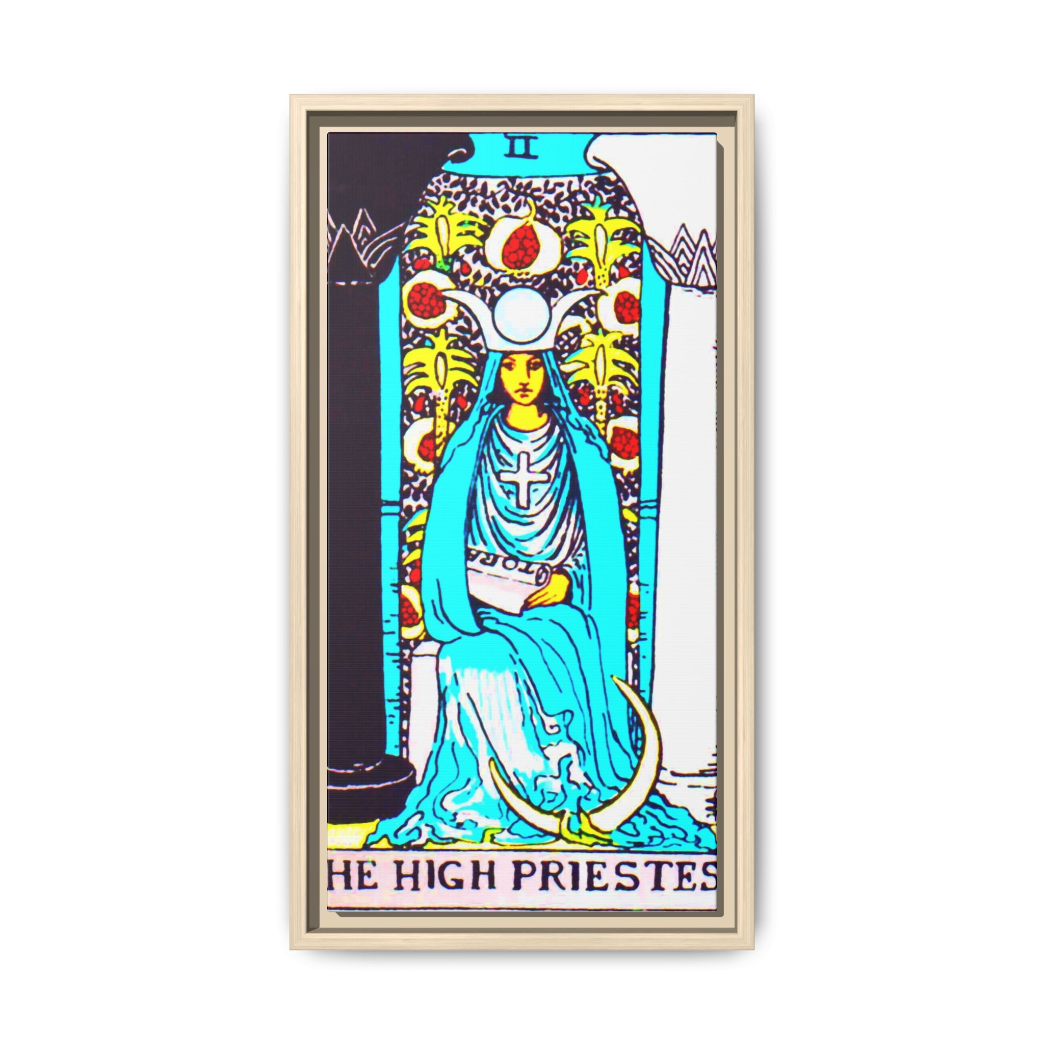 Tarot High Priestess 2 Framed Canvas - Image 61