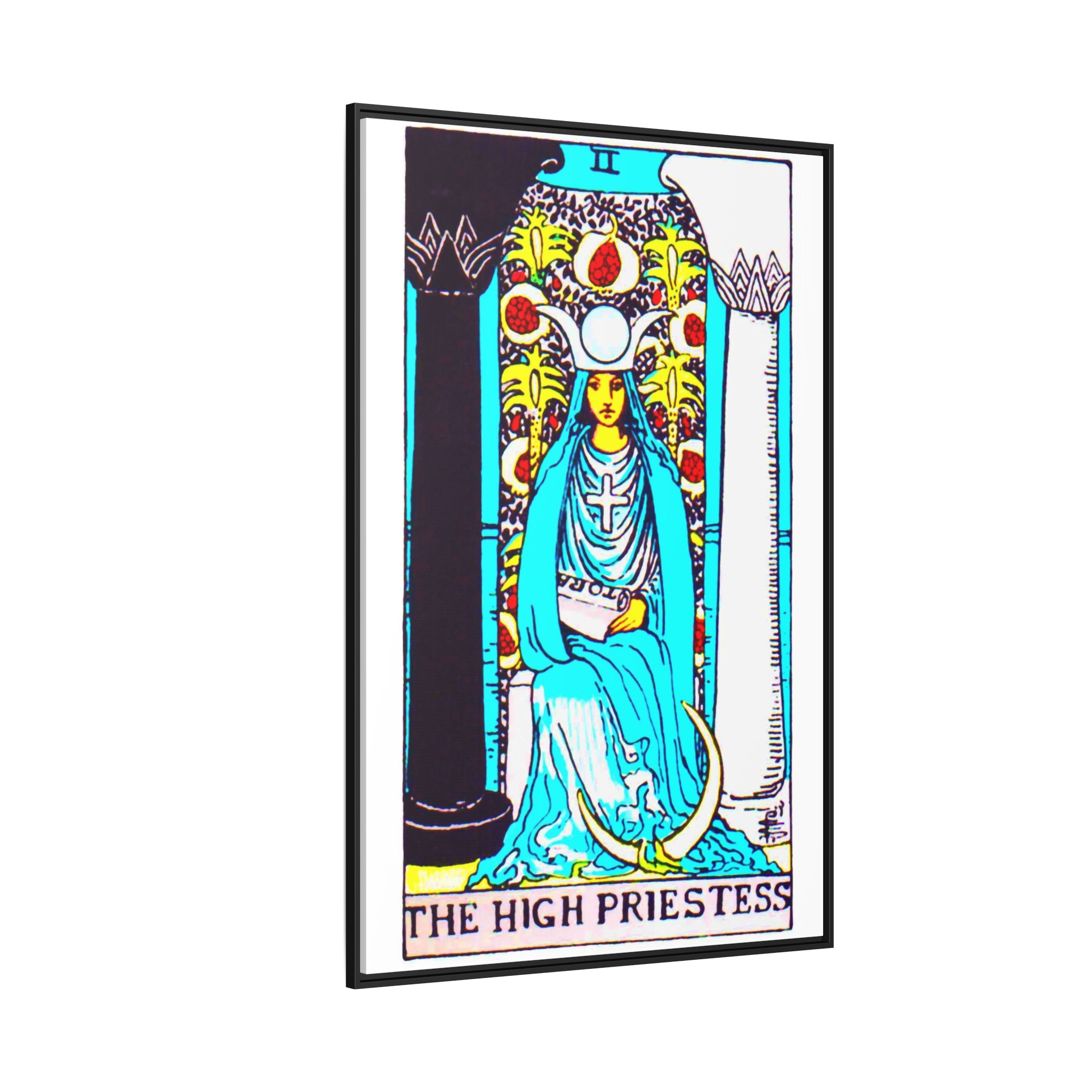 Tarot High Priestess 2 Framed Canvas - Image 46