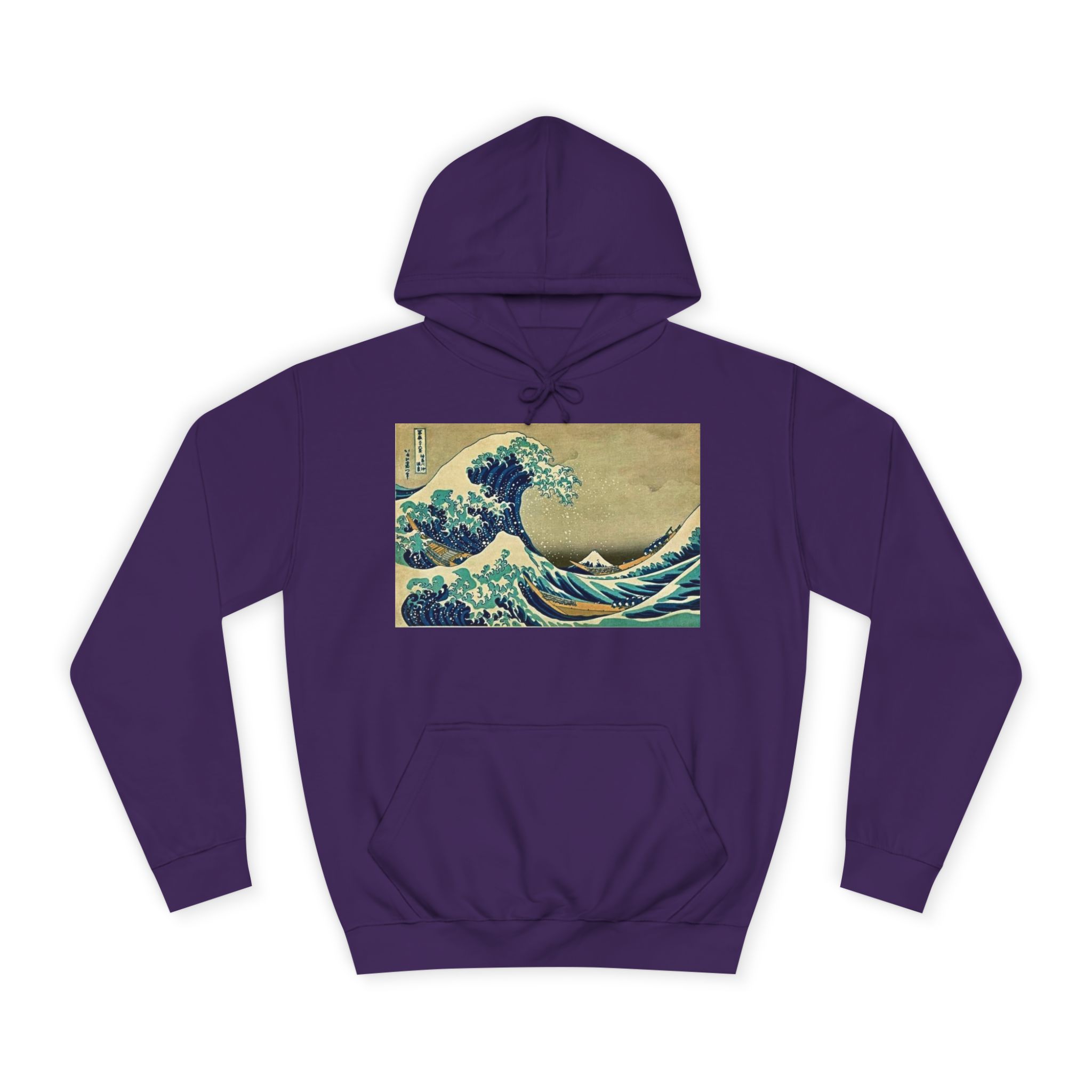 Great Wave off Kanagawa Upscale Pullover Hoodie - Image 14