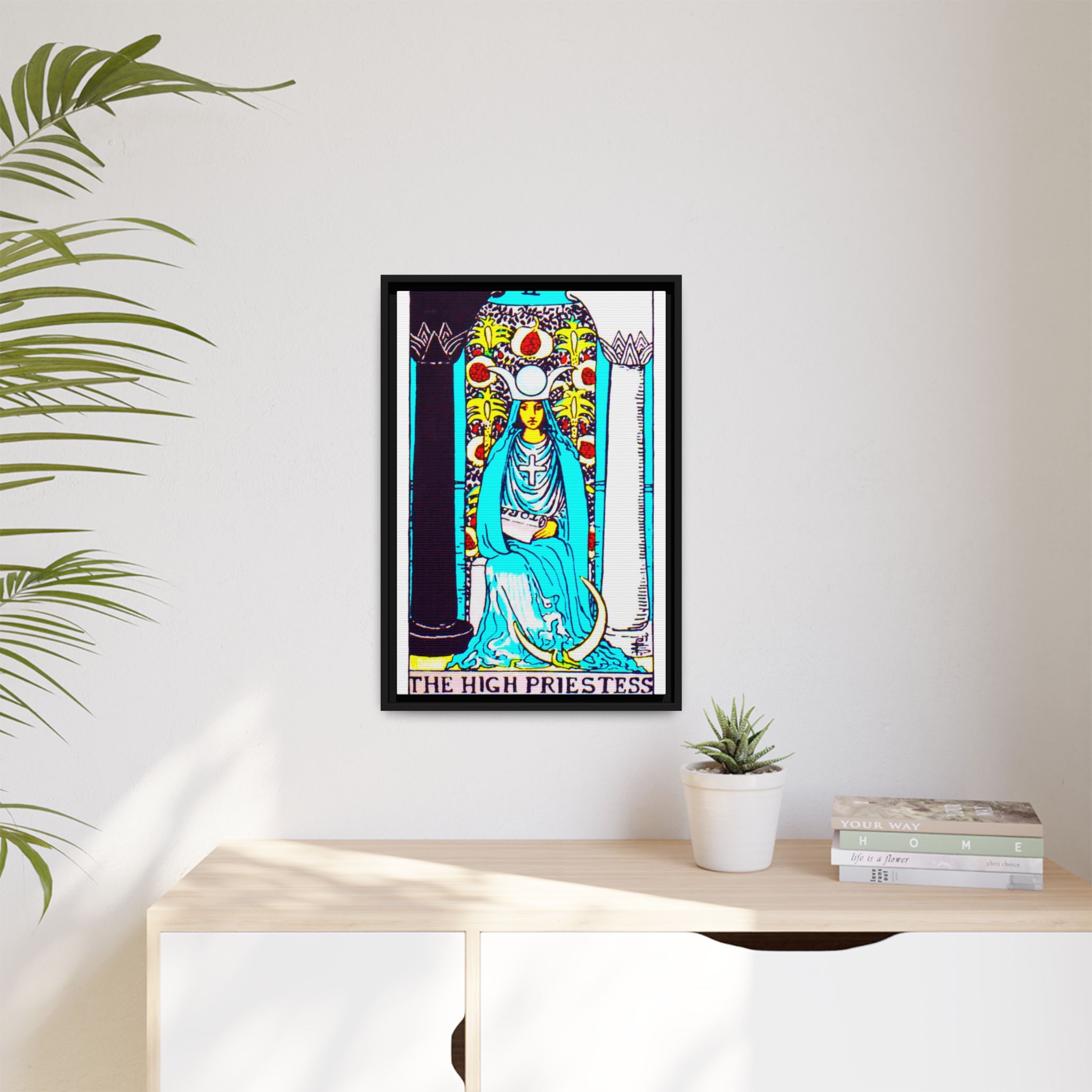 Tarot High Priestess 2 Framed Canvas - Image 87
