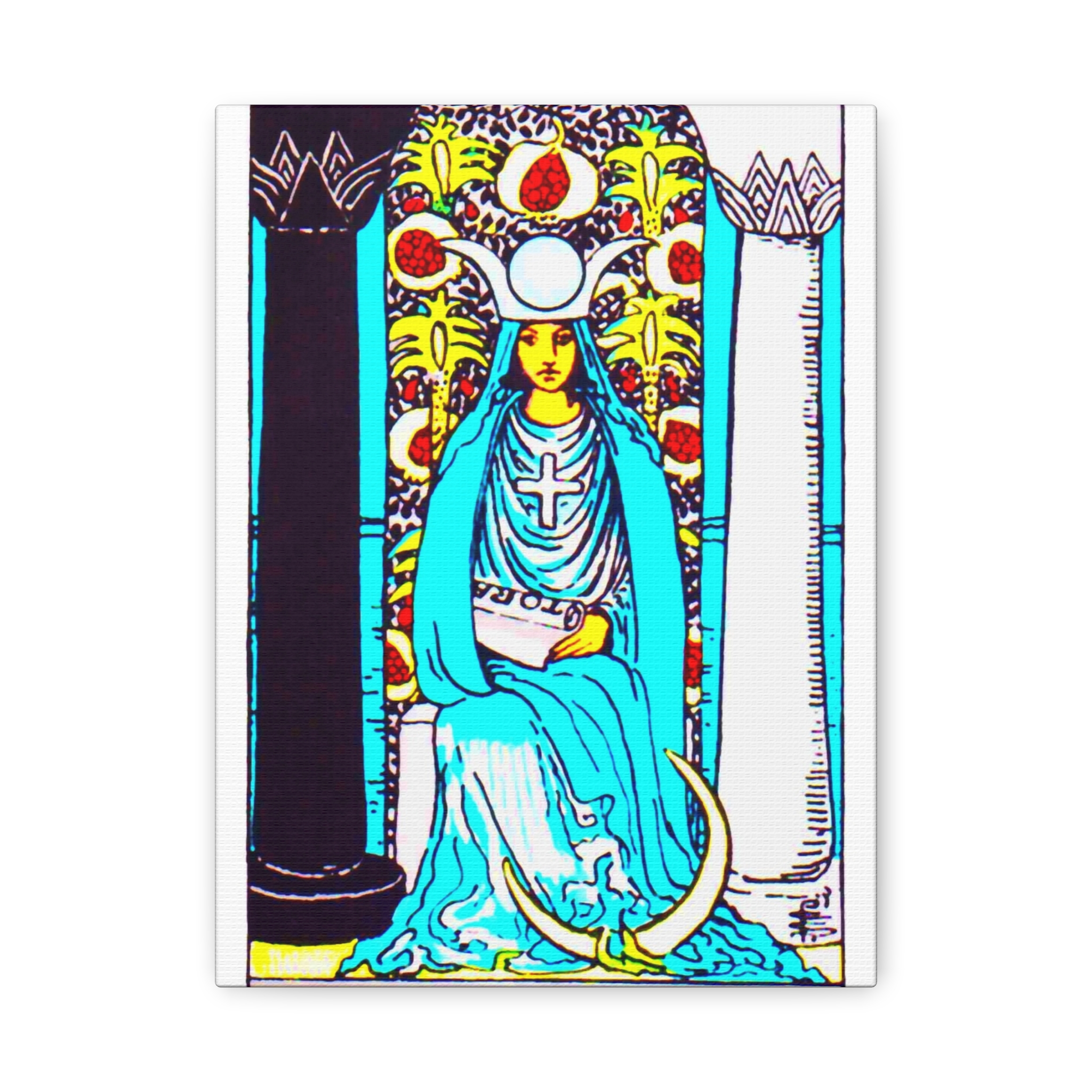 LAYOUT Tarot High Priestess 2 Matte Canvas - Image 9