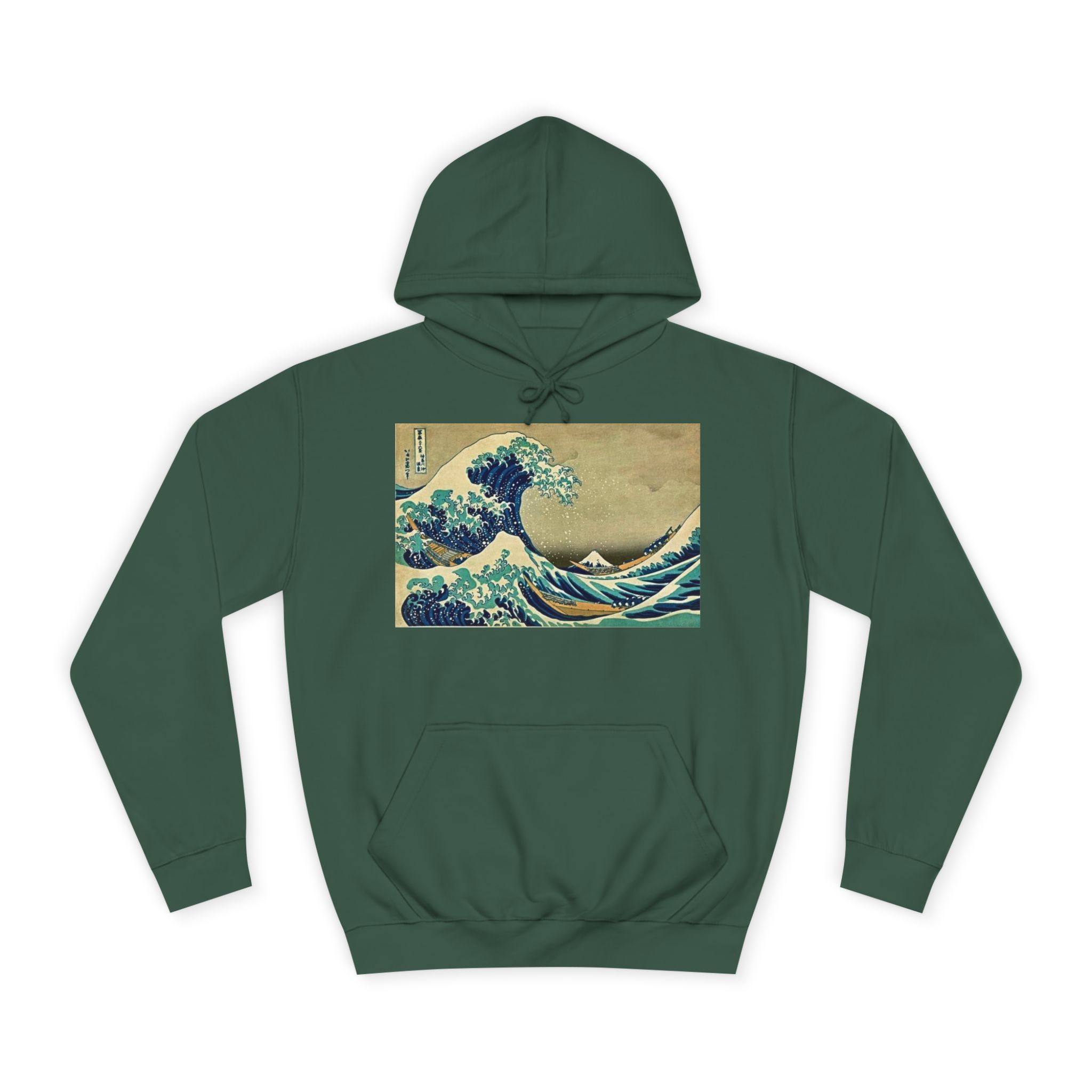 Great Wave off Kanagawa Upscale Pullover Hoodie