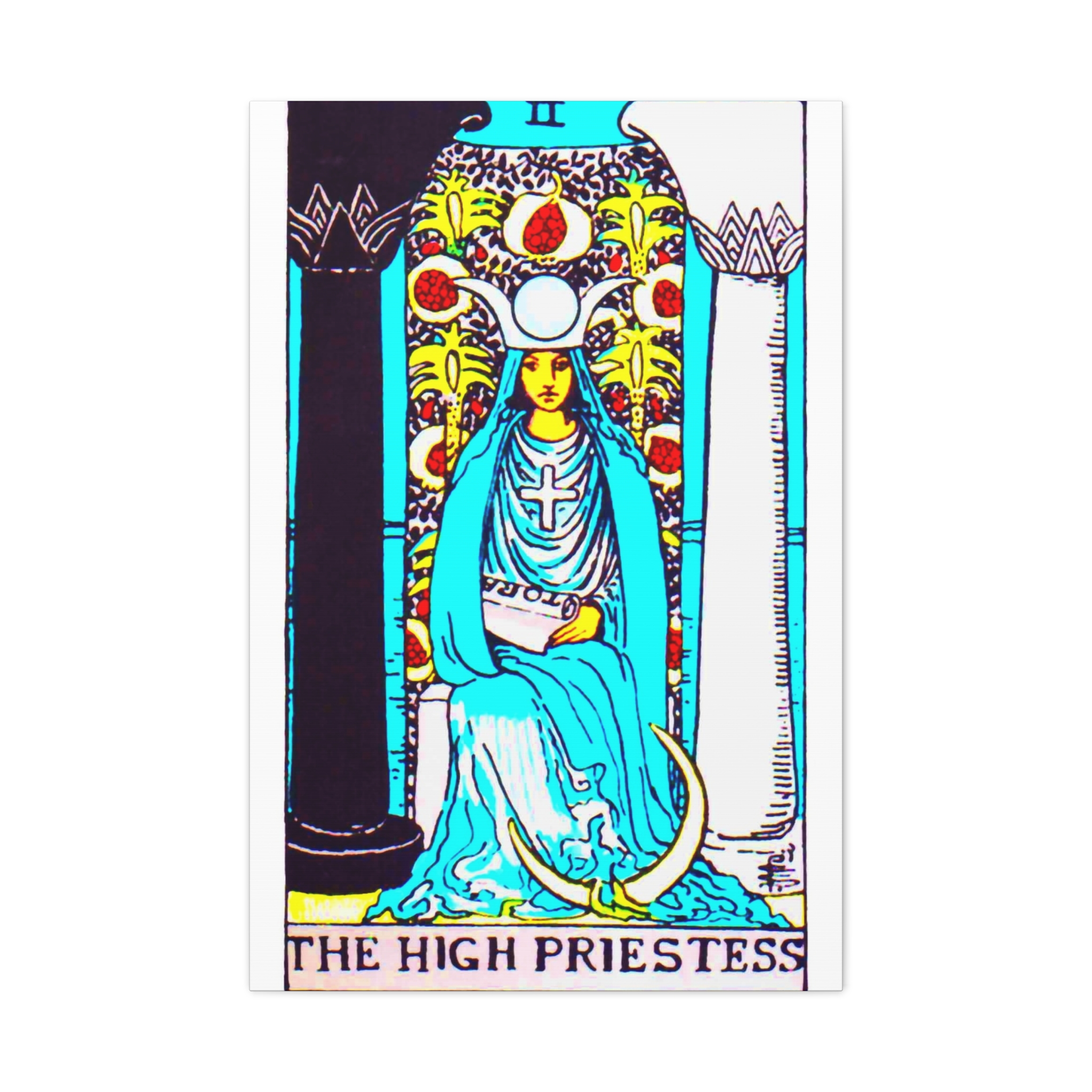 LAYOUT Tarot High Priestess 2 Matte Canvas - Image 21