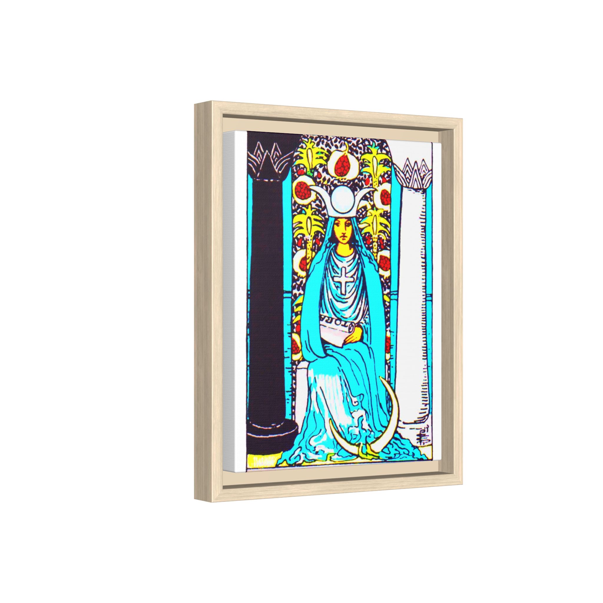 Tarot High Priestess 2 Framed Canvas - Image 126