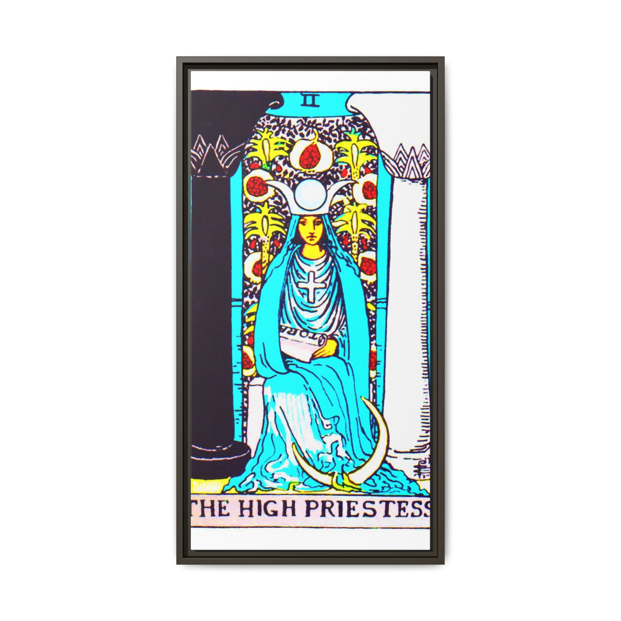 Tarot High Priestess 2 Framed Canvas - Image 81