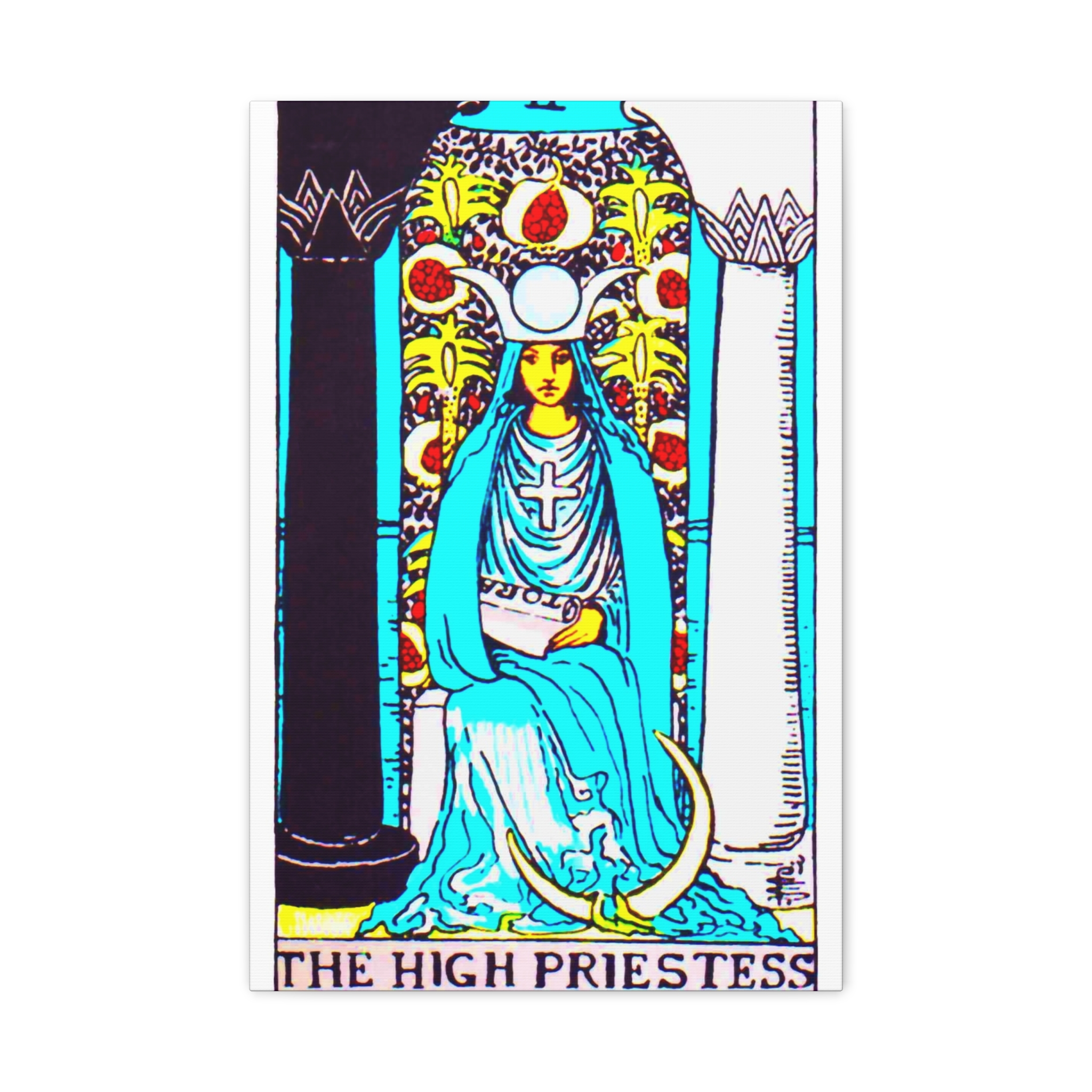 LAYOUT Tarot High Priestess 2 Matte Canvas - Image 17