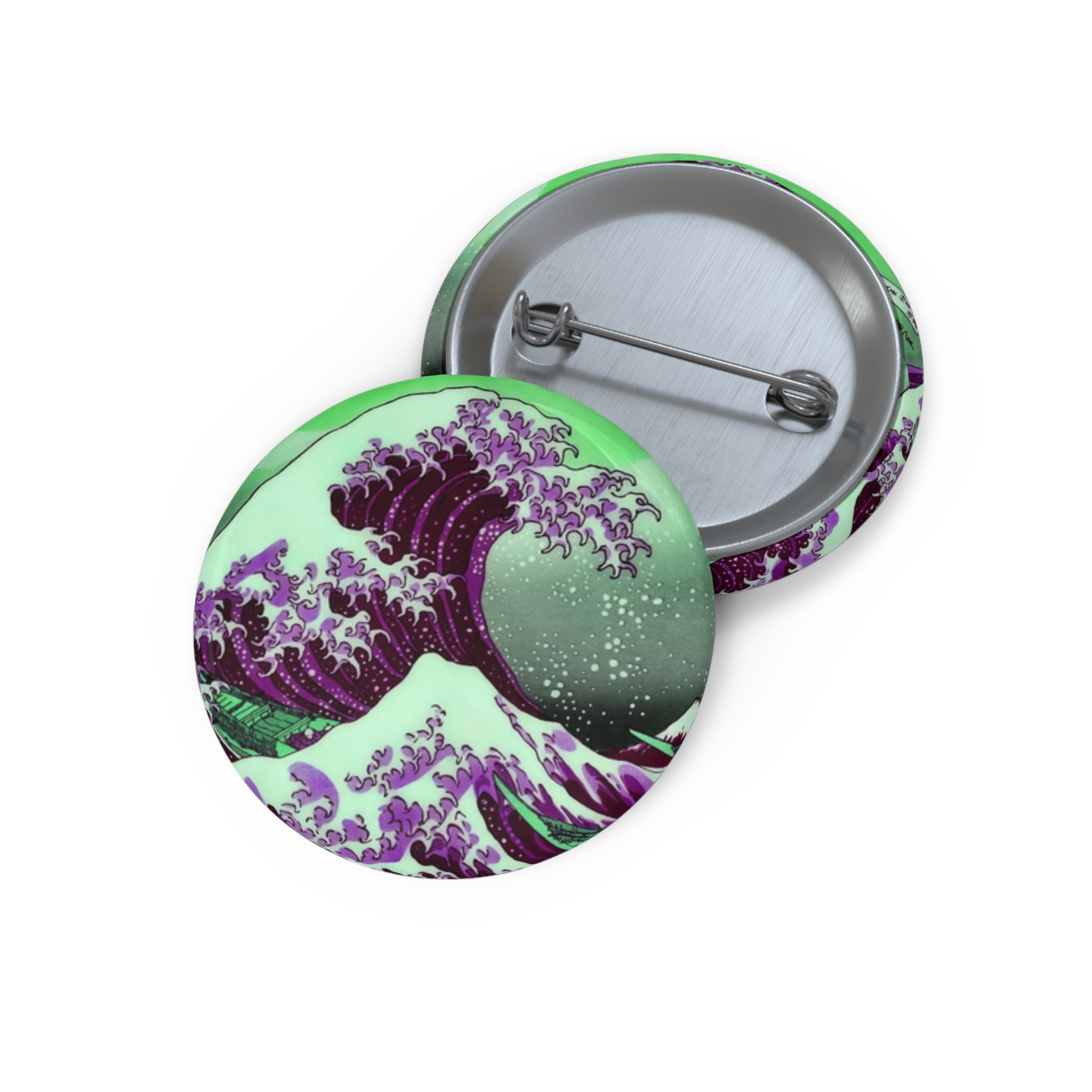 Great Wave off Kanagawa - Purple Pin - Image 2