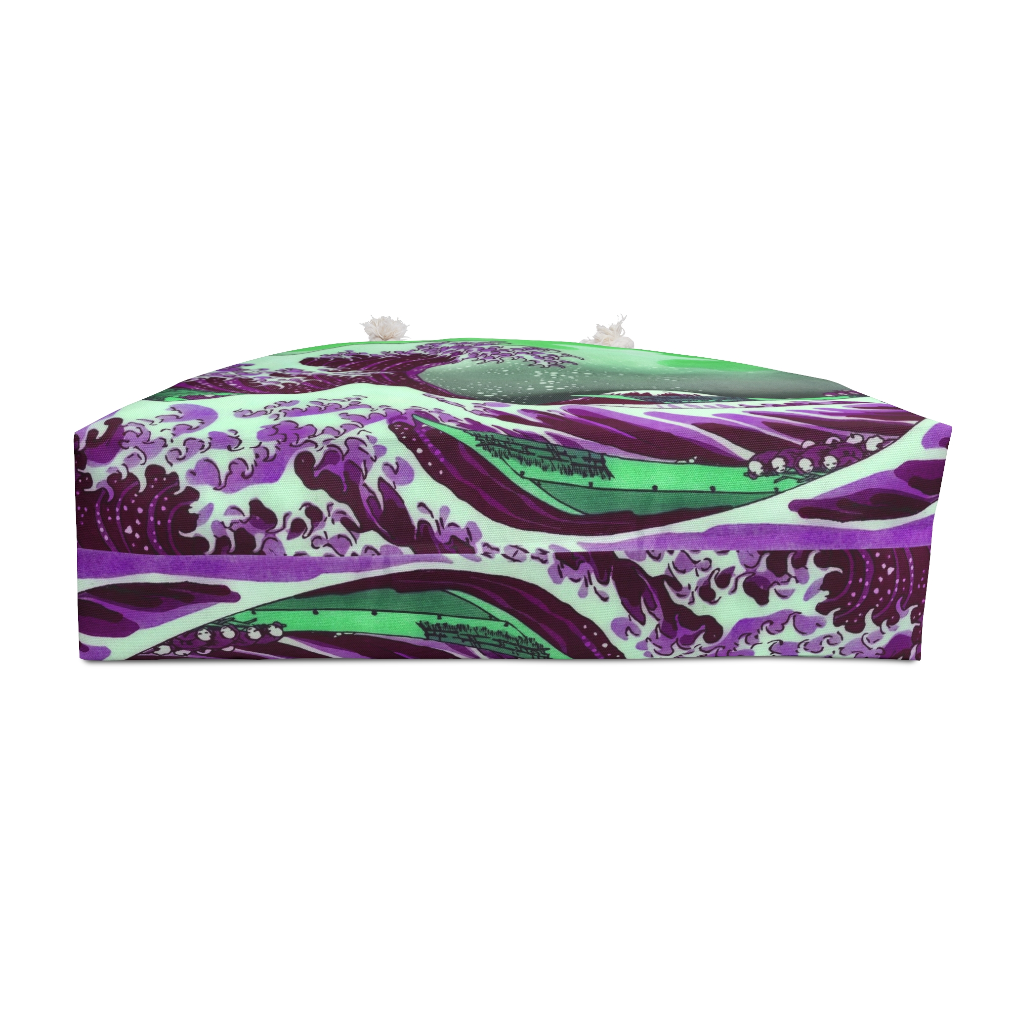 Great Wave off Kanagawa - Purple Weekender Bag - Image 4