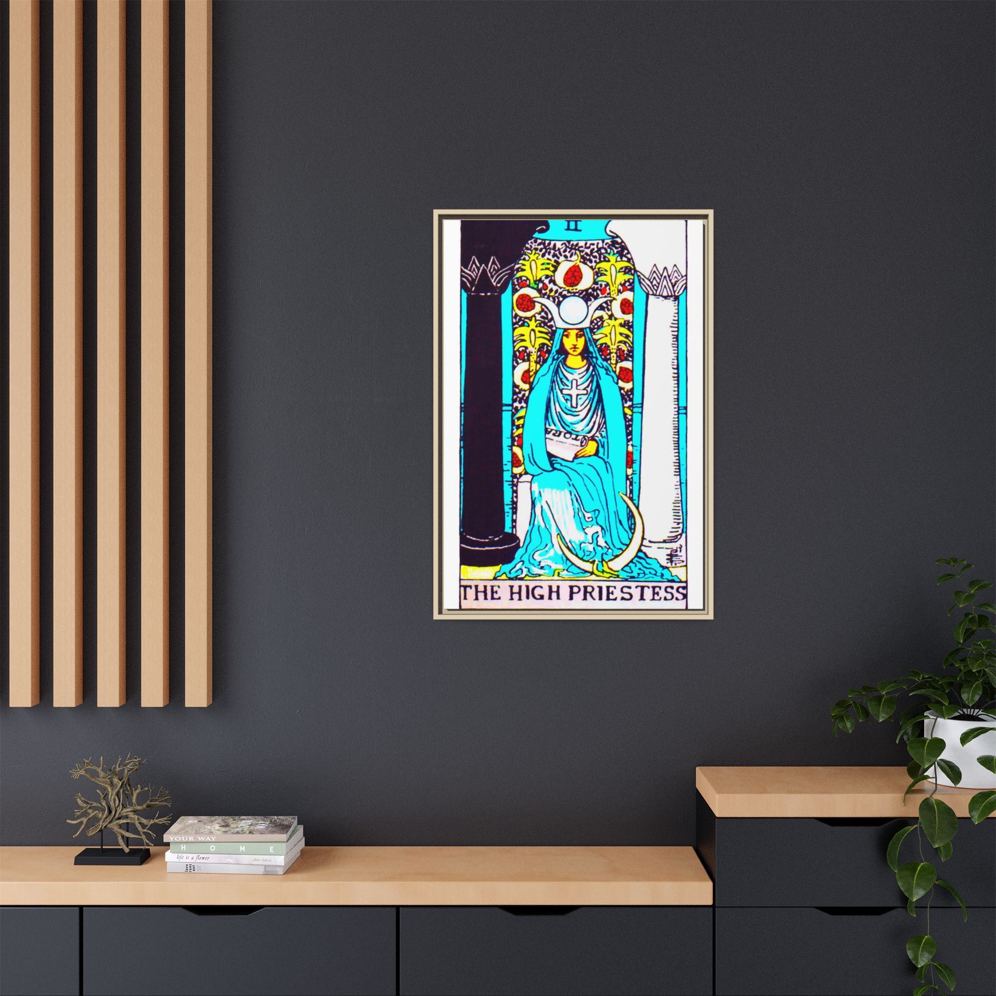 Tarot High Priestess 2 Framed Canvas - Image 108
