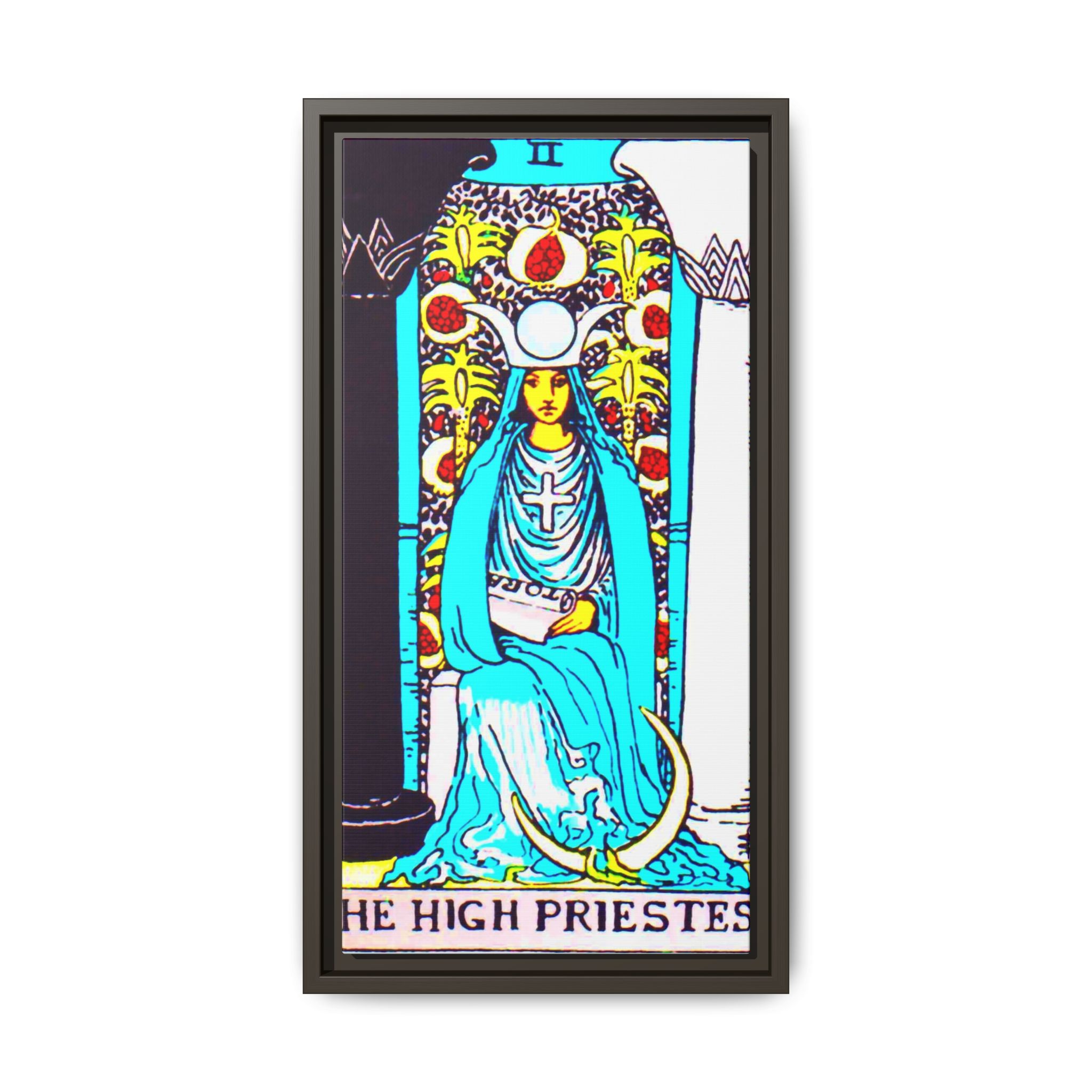 Tarot High Priestess 2 Framed Canvas - Image 57