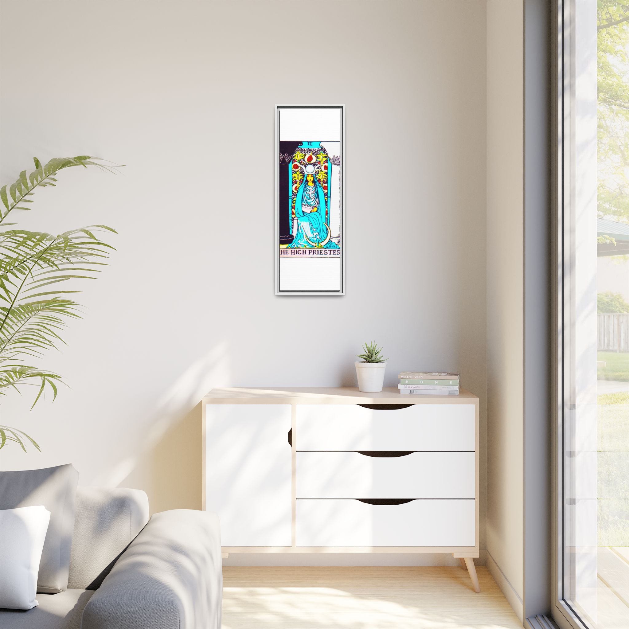 Tarot High Priestess 2 Framed Canvas - Image 27