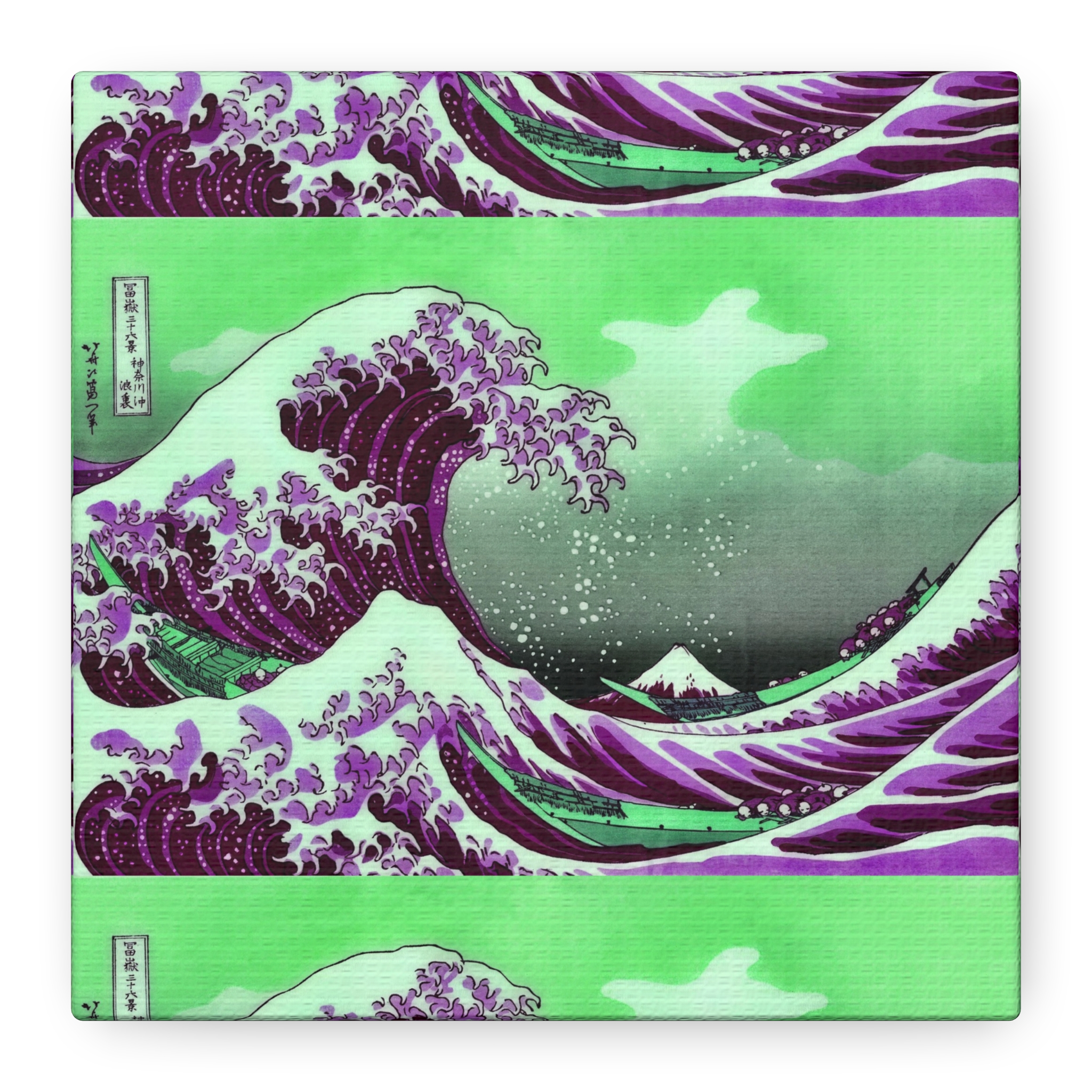 Great Wave off Kanagawa - Purple Matte Canvas - Image 11