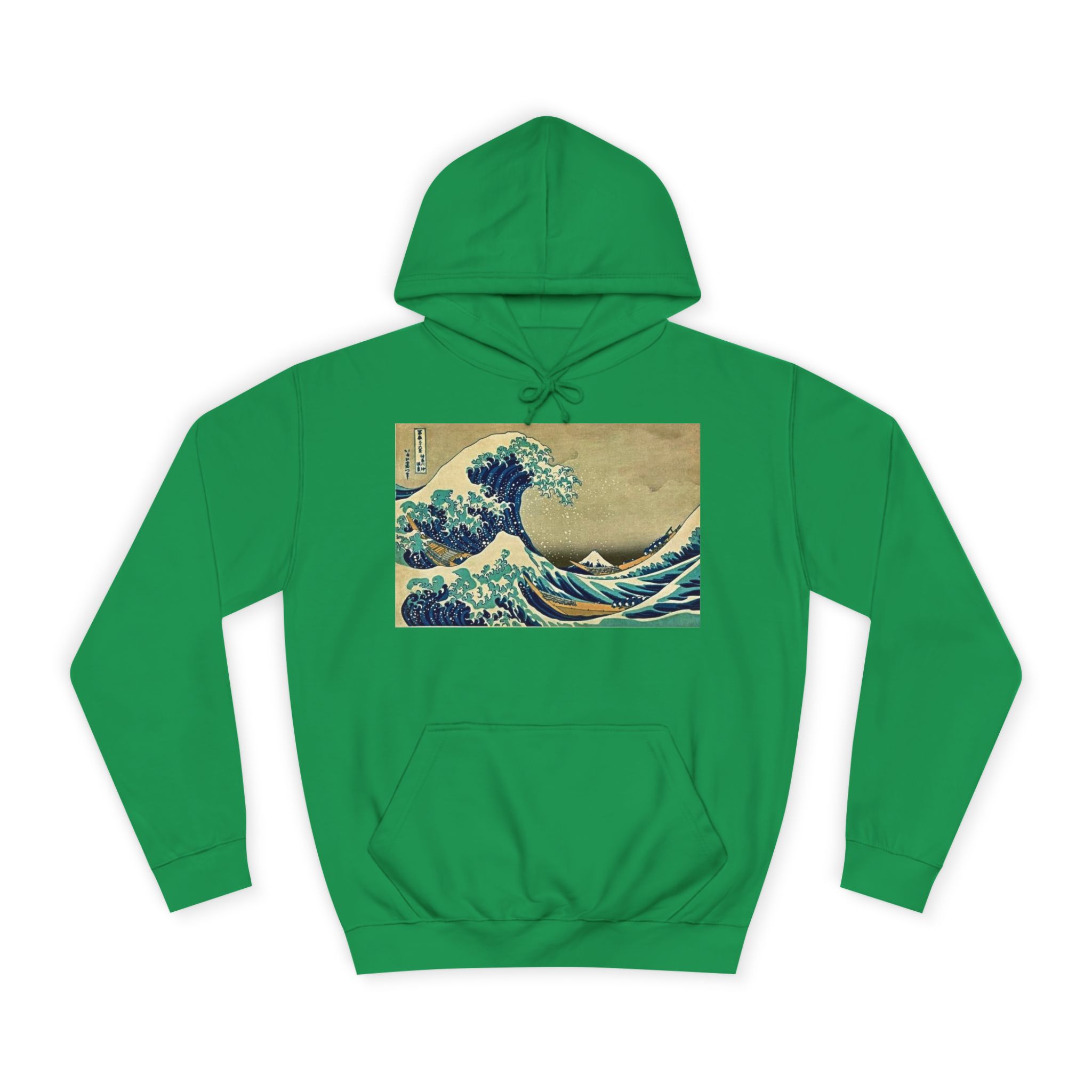 Great Wave off Kanagawa Upscale Pullover Hoodie - Image 9