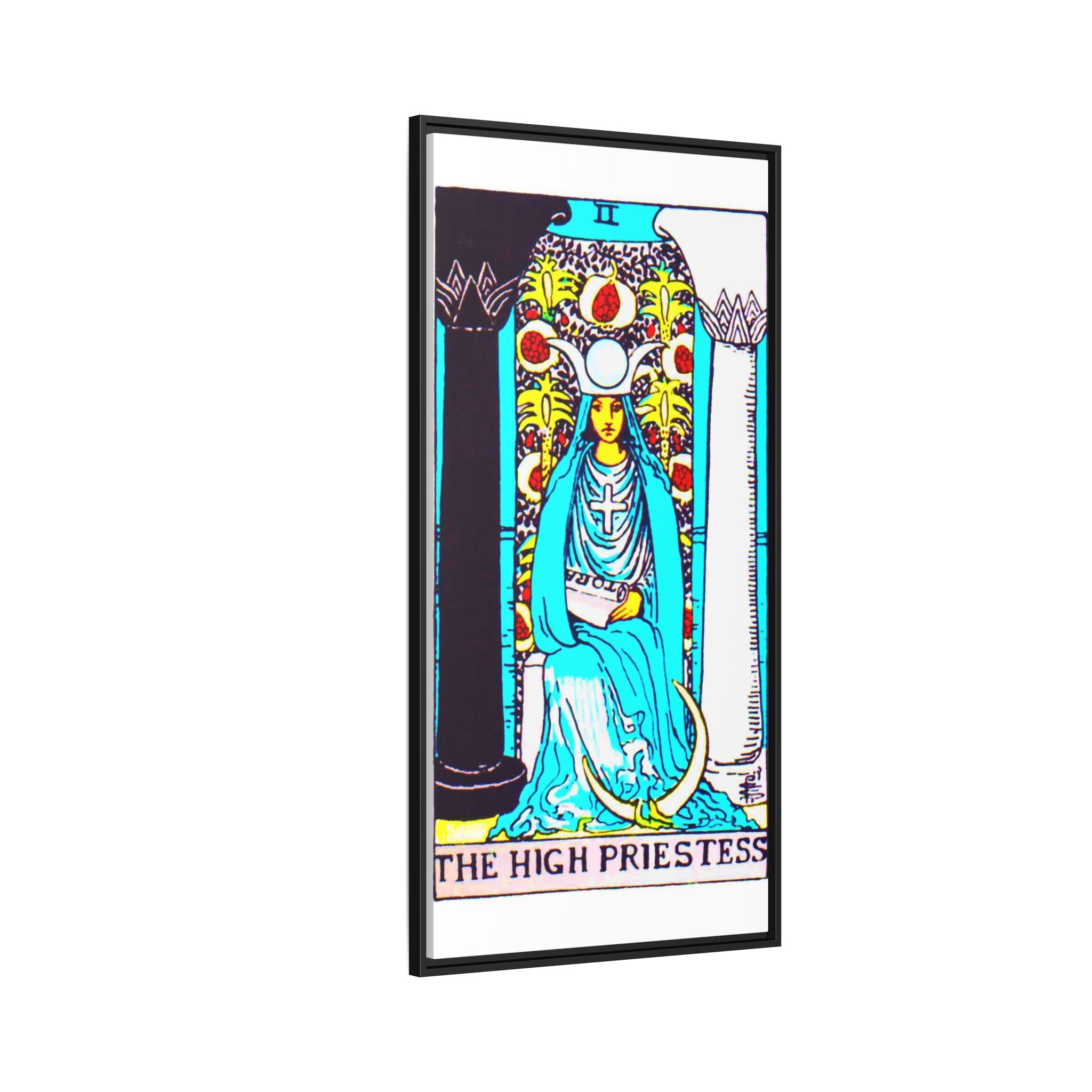 Tarot High Priestess 2 Framed Canvas - Image 10