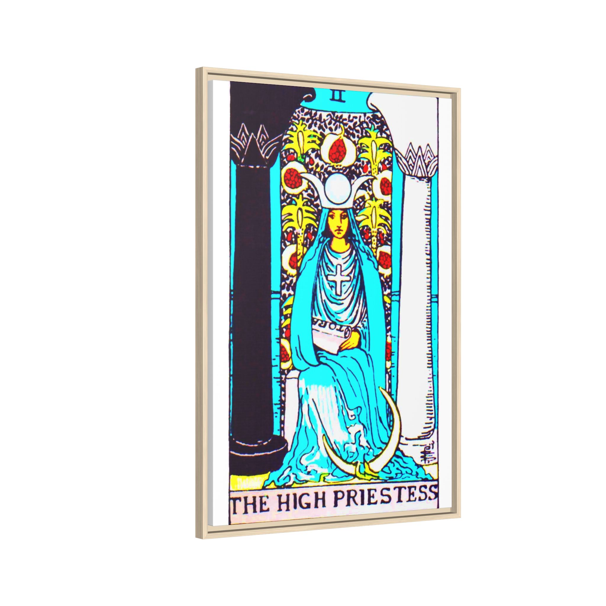 Tarot High Priestess 2 Framed Canvas - Image 106
